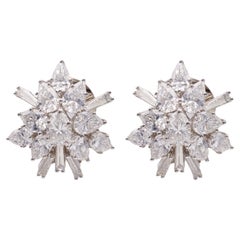 Platinum Clip-on Earrings