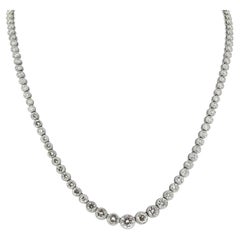 Collier à diamants de 12,00 carats du milieu du siècle dernier