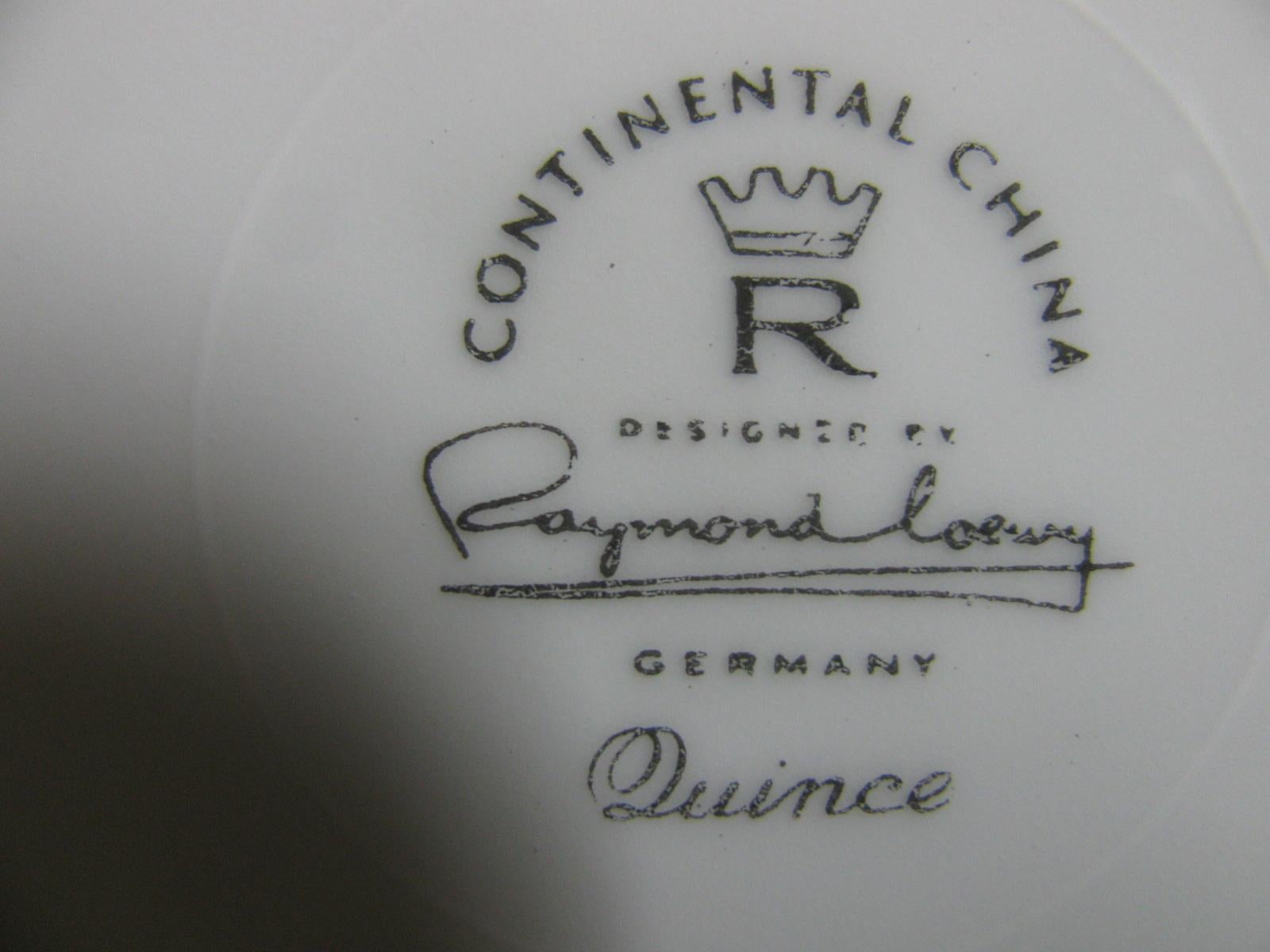 Mid-20th Century Mid Century Modern 125 Piece Dinner Set by Raymond Loewy for Rosenthal Germany For Sale