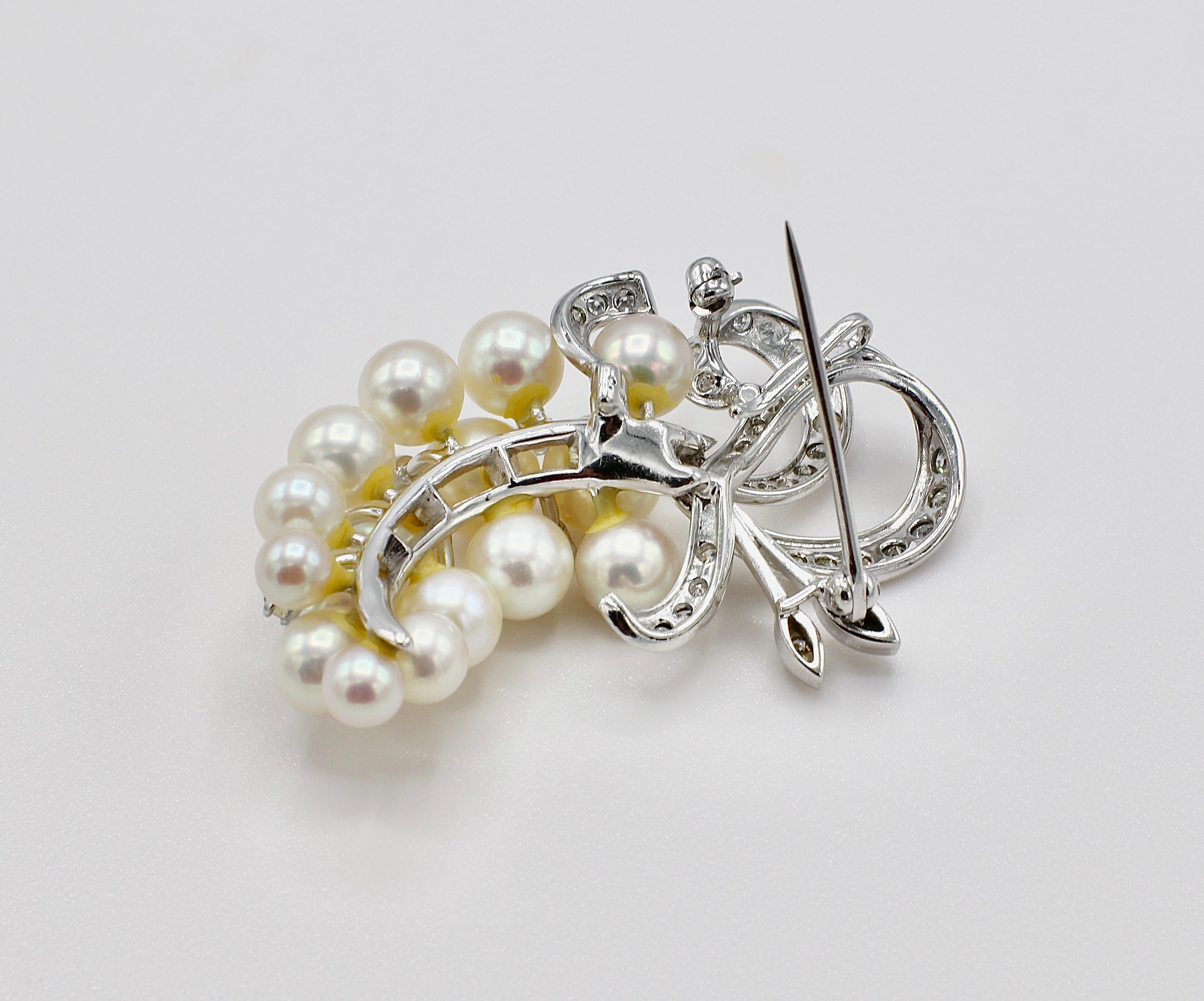 white gold brooches and pins