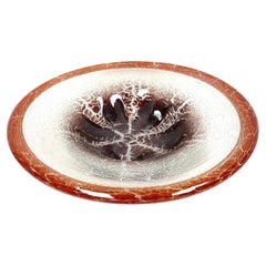 Mid Century 17" Ikora German Art Glass Bowl
