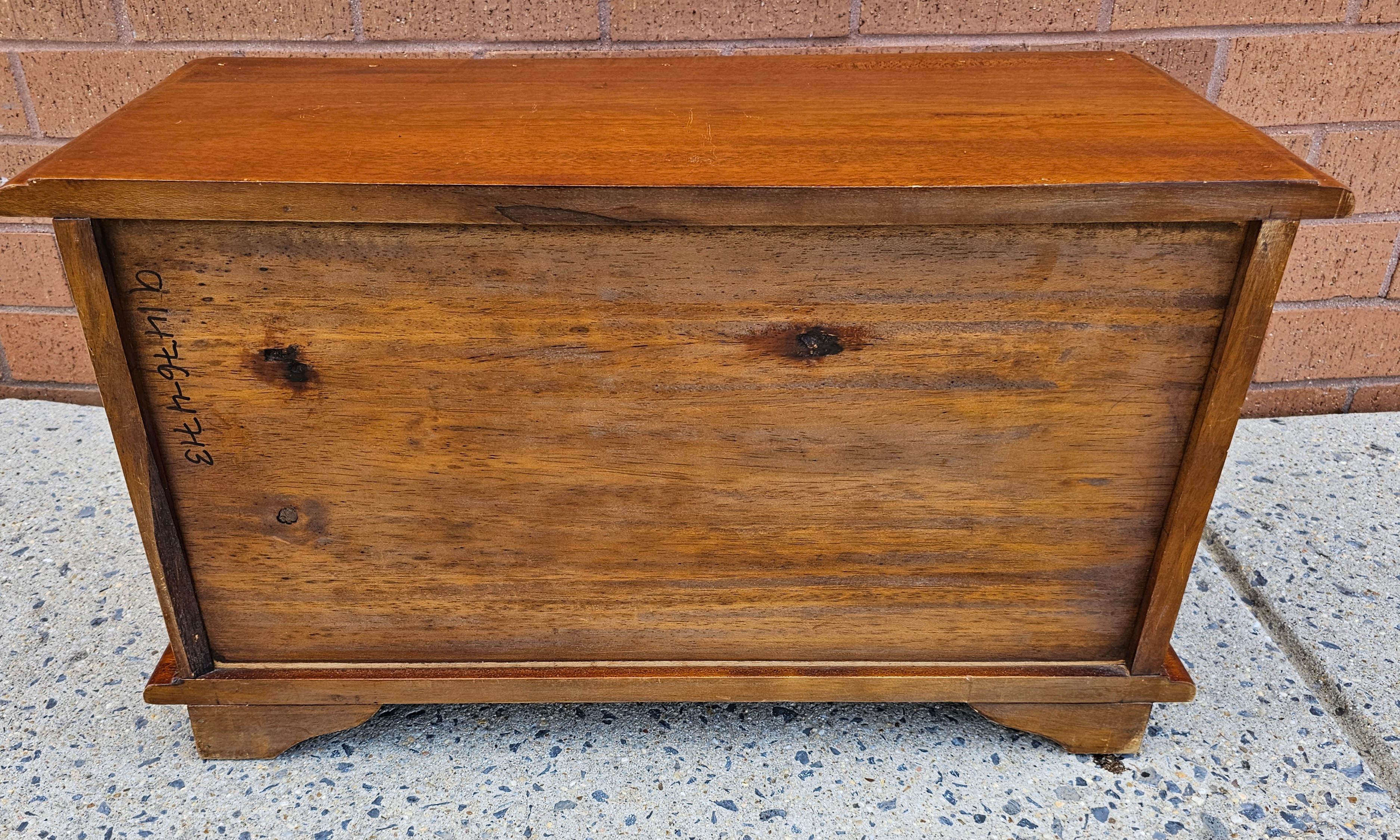 20th Century Mid-Century 18-Drawer Mahogany Apothecary or Spices Counter Chest of Drawers  For Sale