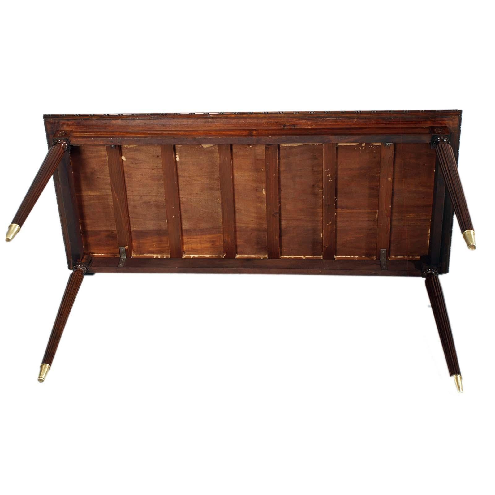 Couchtisch aus der Mitte des 20. Jahrhunderts von Consorzio Esposizione Cantù, im Stil von Gio Ponti (Walnuss) im Angebot