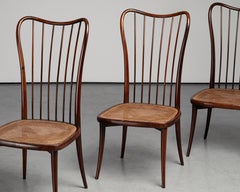 Mid-Century 1948 Vintage Joaquim Tenreiro, 4er-Set Vintage-Stühle