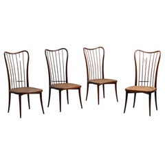 Mid-Century 1948 Vintage Joaquim Tenreiro Set of 4 Chairs