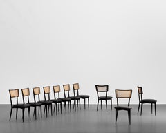 Mid-Century 1950 Vintage Flama Moveis Set of 10 Chairs