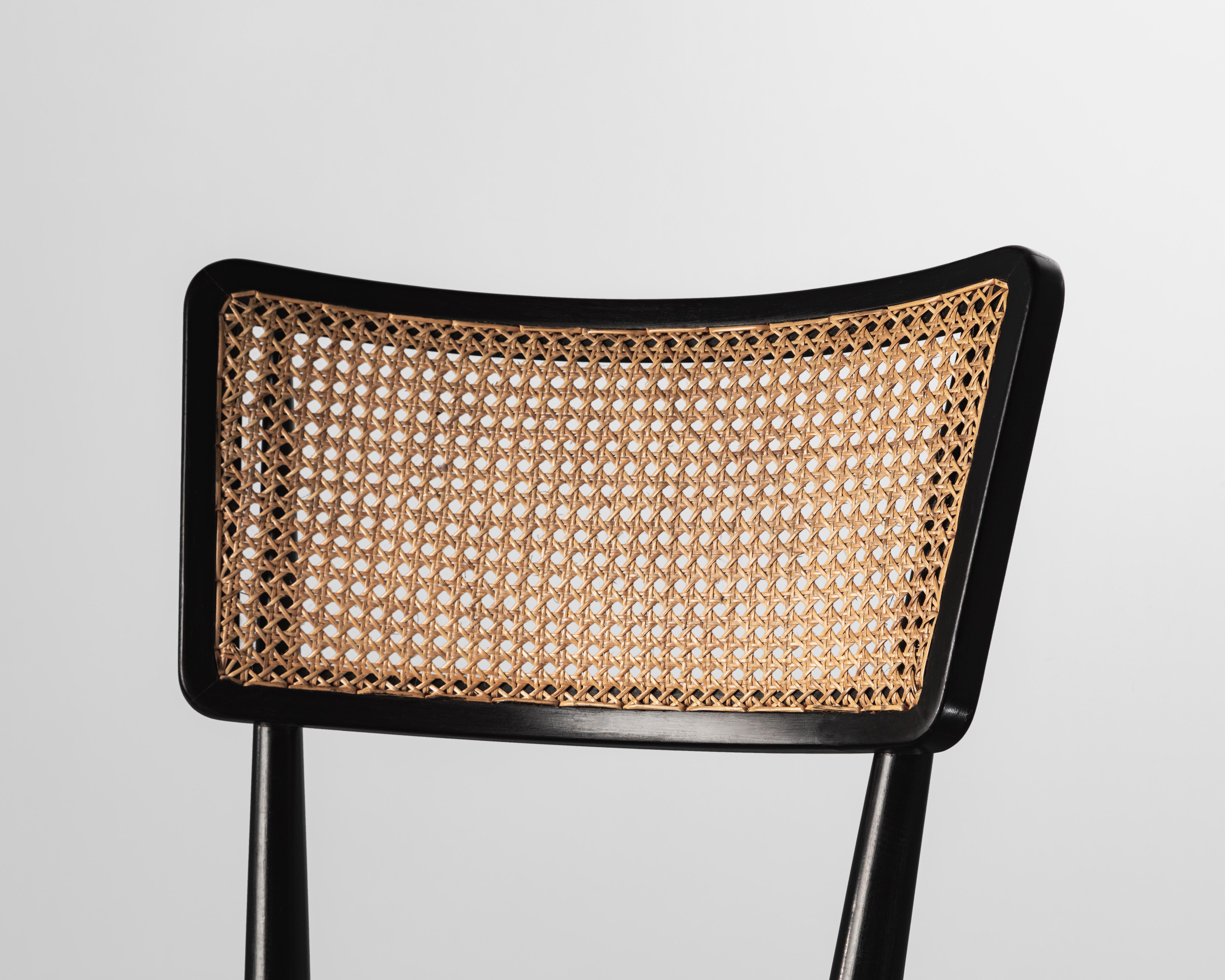 Mid-Century 1950 Vintage Flama Moveis Satz von 10 Stühlen im Angebot 1