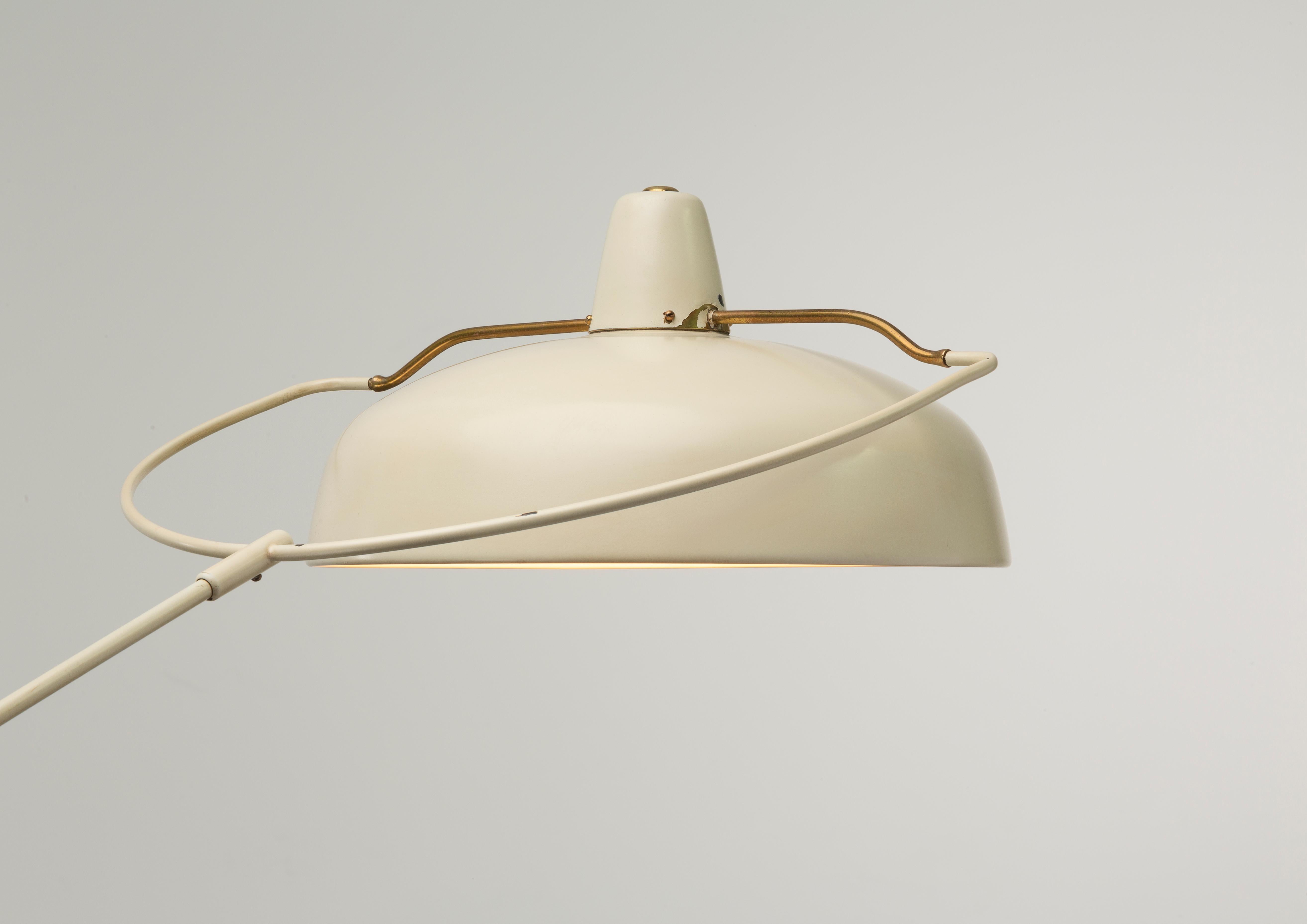 Lampada da terra vintage Franco Legler Movalux, metà del secolo 1950 in vendita 6