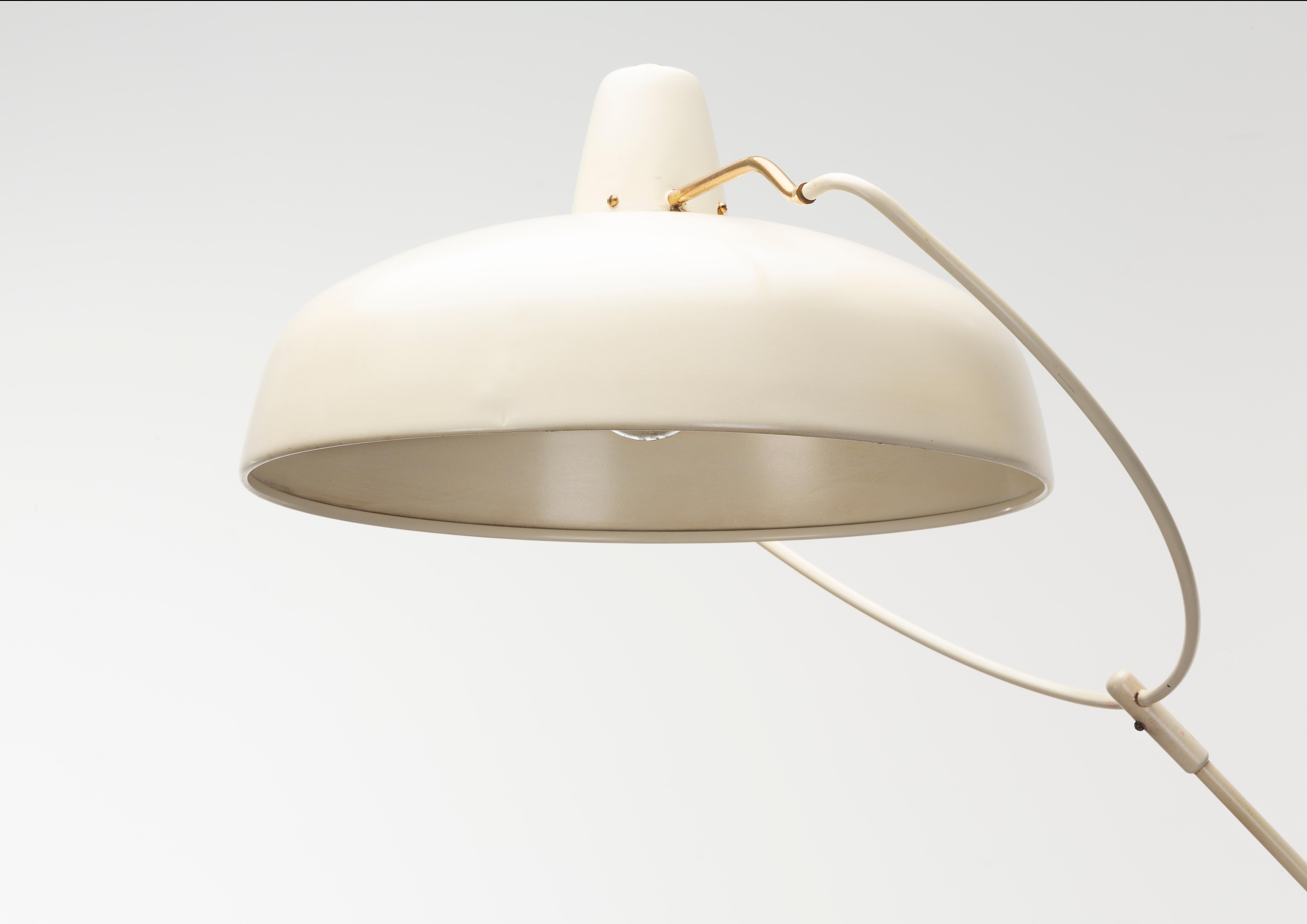 Lampada da terra vintage Franco Legler Movalux, metà del secolo 1950 in vendita 3