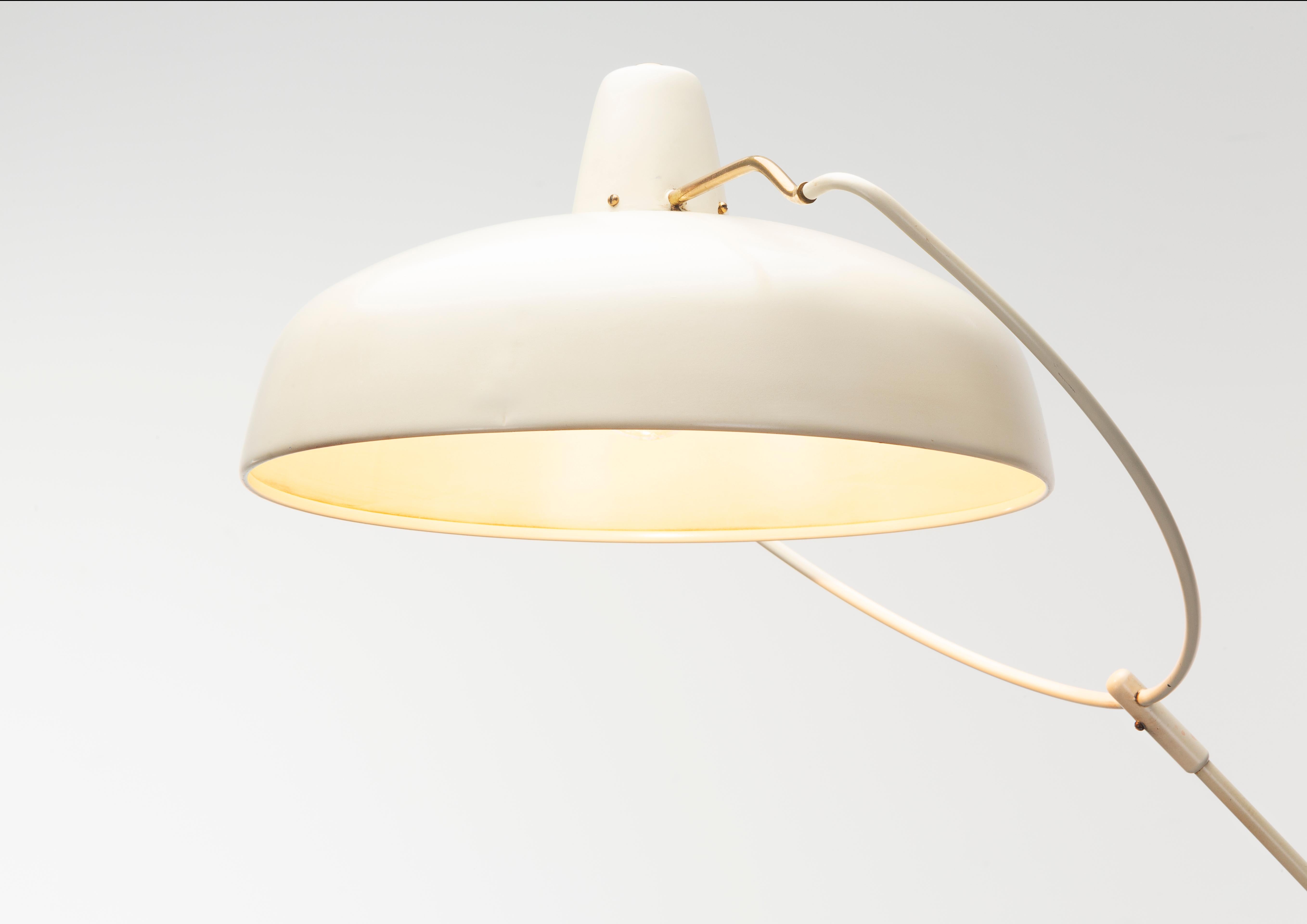 Lampada da terra vintage Franco Legler Movalux, metà del secolo 1950 in vendita 4