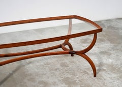 Mid-Century 1950 Vintage Giuseppe Scapinelli Coffee Table