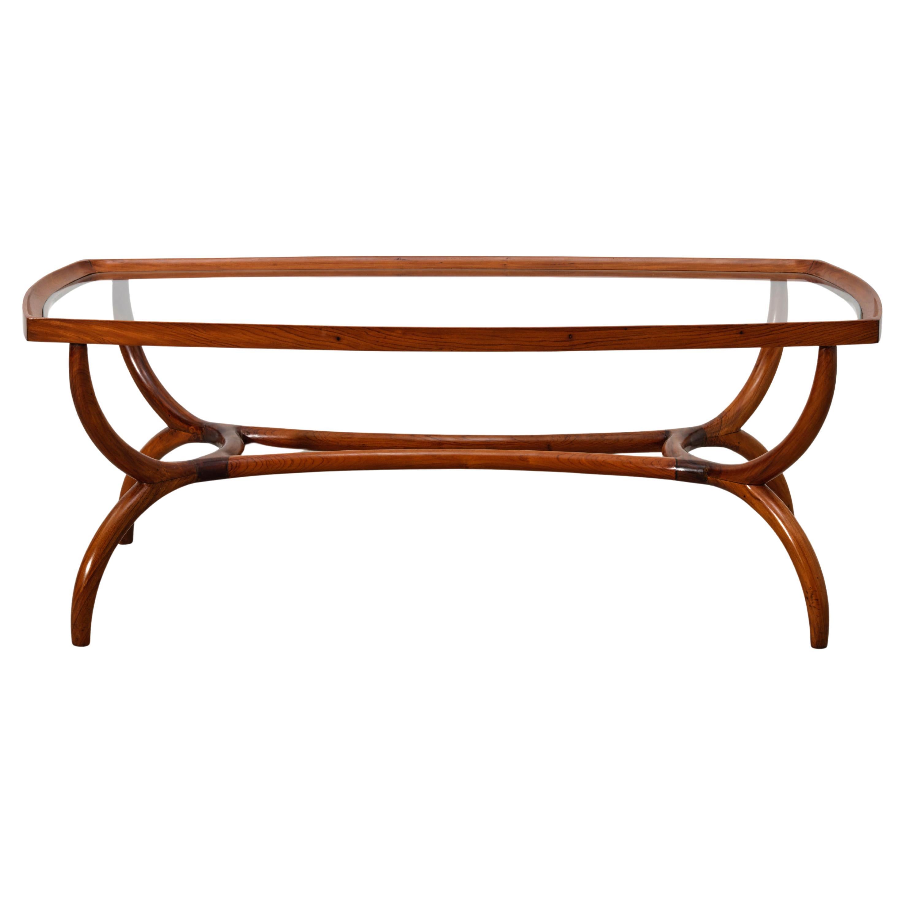 Mid-Century 1950 Vintage Giuseppe Scapinelli Couchtisch