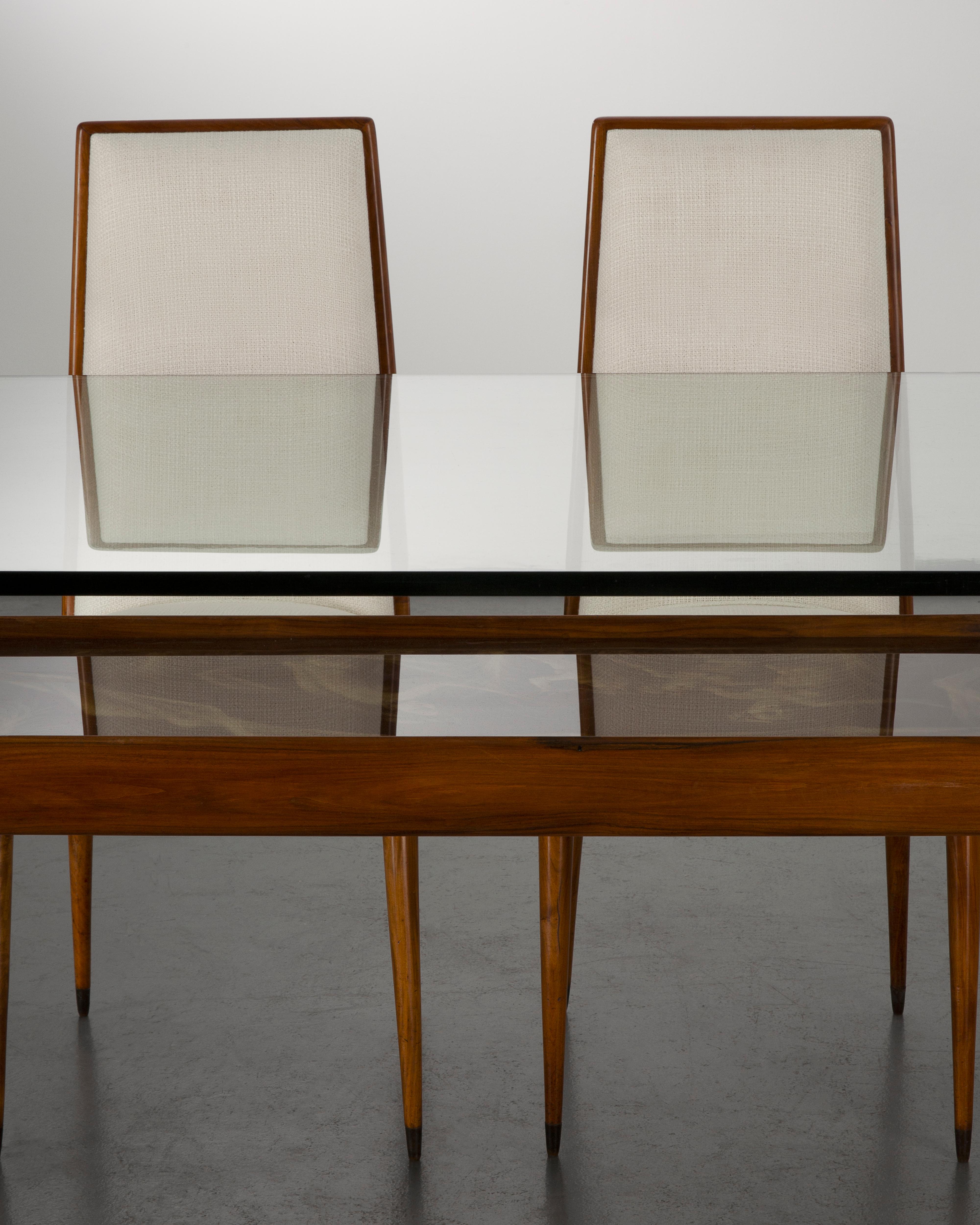 Set da pranzo vintage Giuseppe Scapinelli, metà secolo 1950 in vendita 6