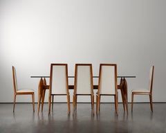 Mid-Century 1950 Vintage Giuseppe Scapinelli Dining Set