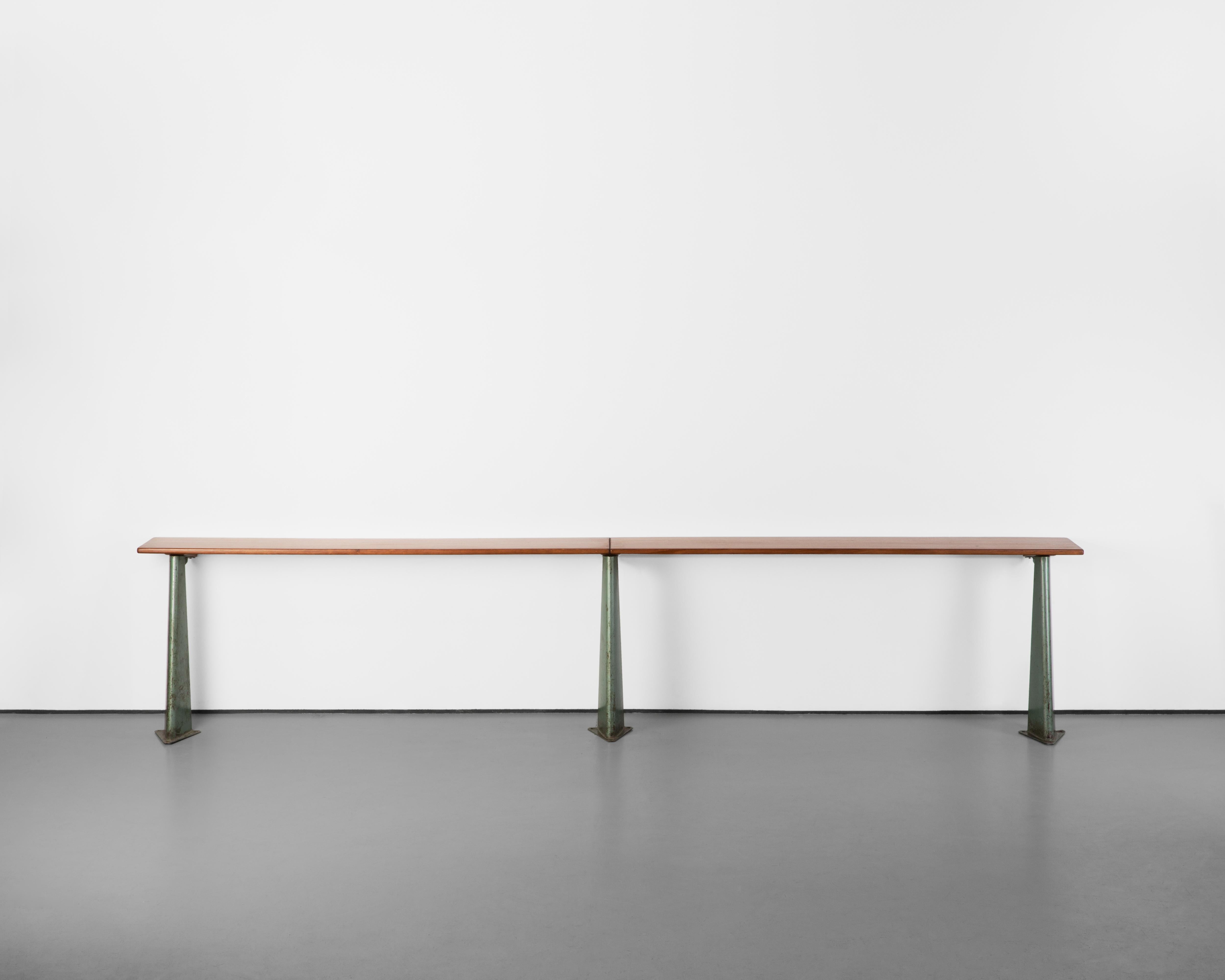 Jean Prouvé has become a leading figure in the history of design and has worked alongside Le Corbusier, Perriand, and Mallet-Stevens. Famous for applying industrial technology and processes to architecture and interior design without sacrificing