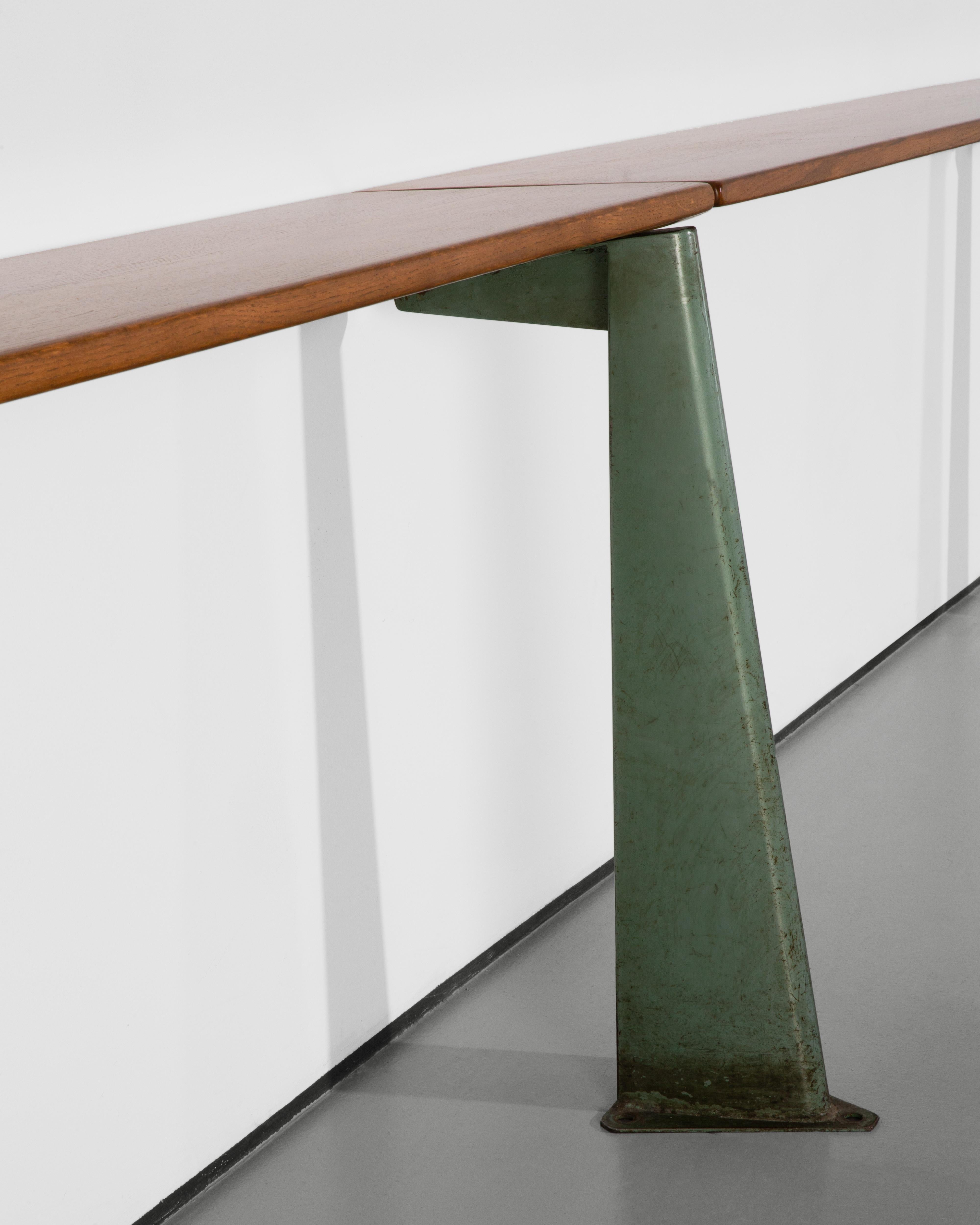 Metal Mid-Century 1950 Vintage Jean Prouvé Console For Sale