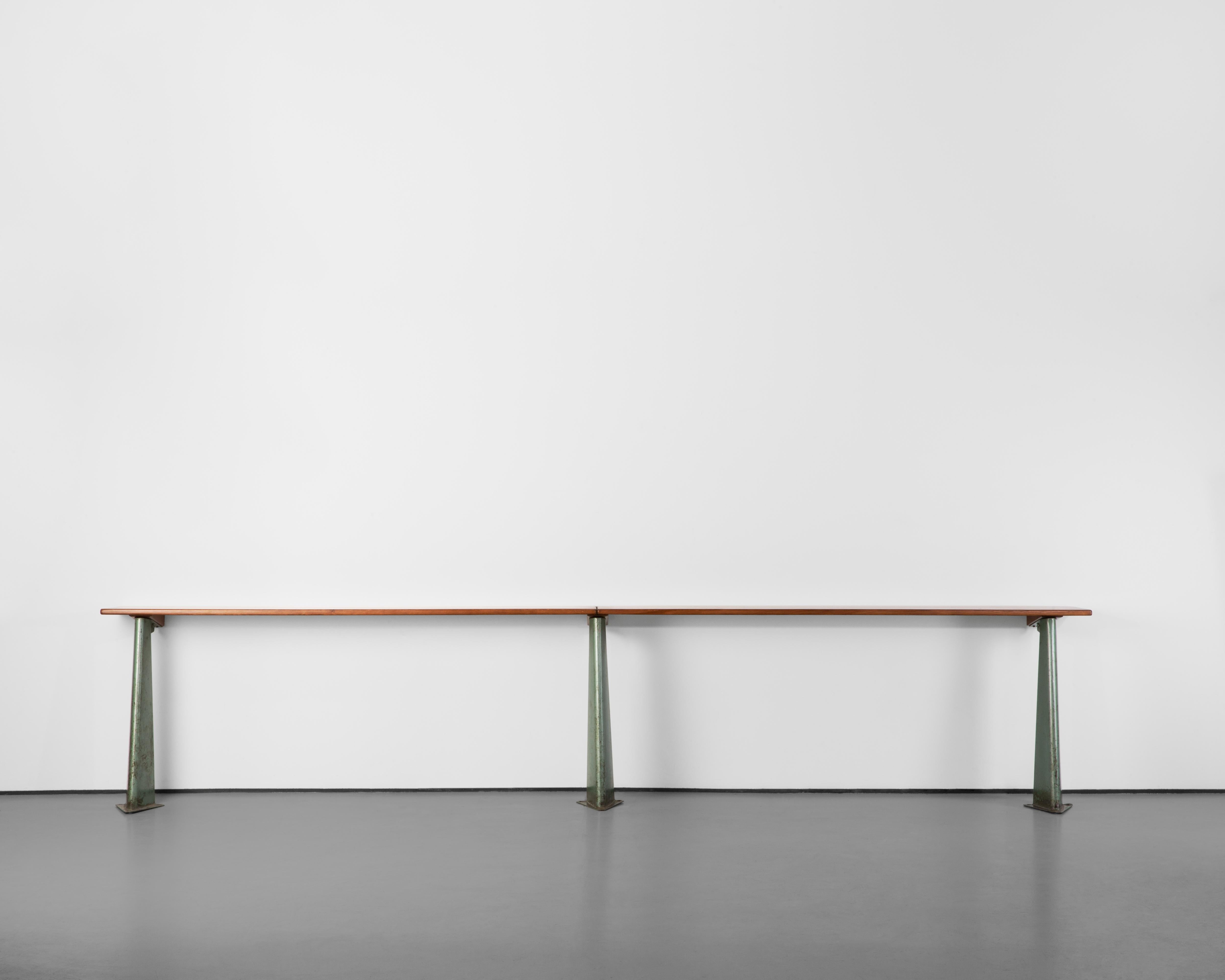 Mid-Century 1950 Vintage Jean Prouvé Console For Sale 4