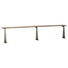 Console Vintage Jean Prouvé du milieu du siècle 1950