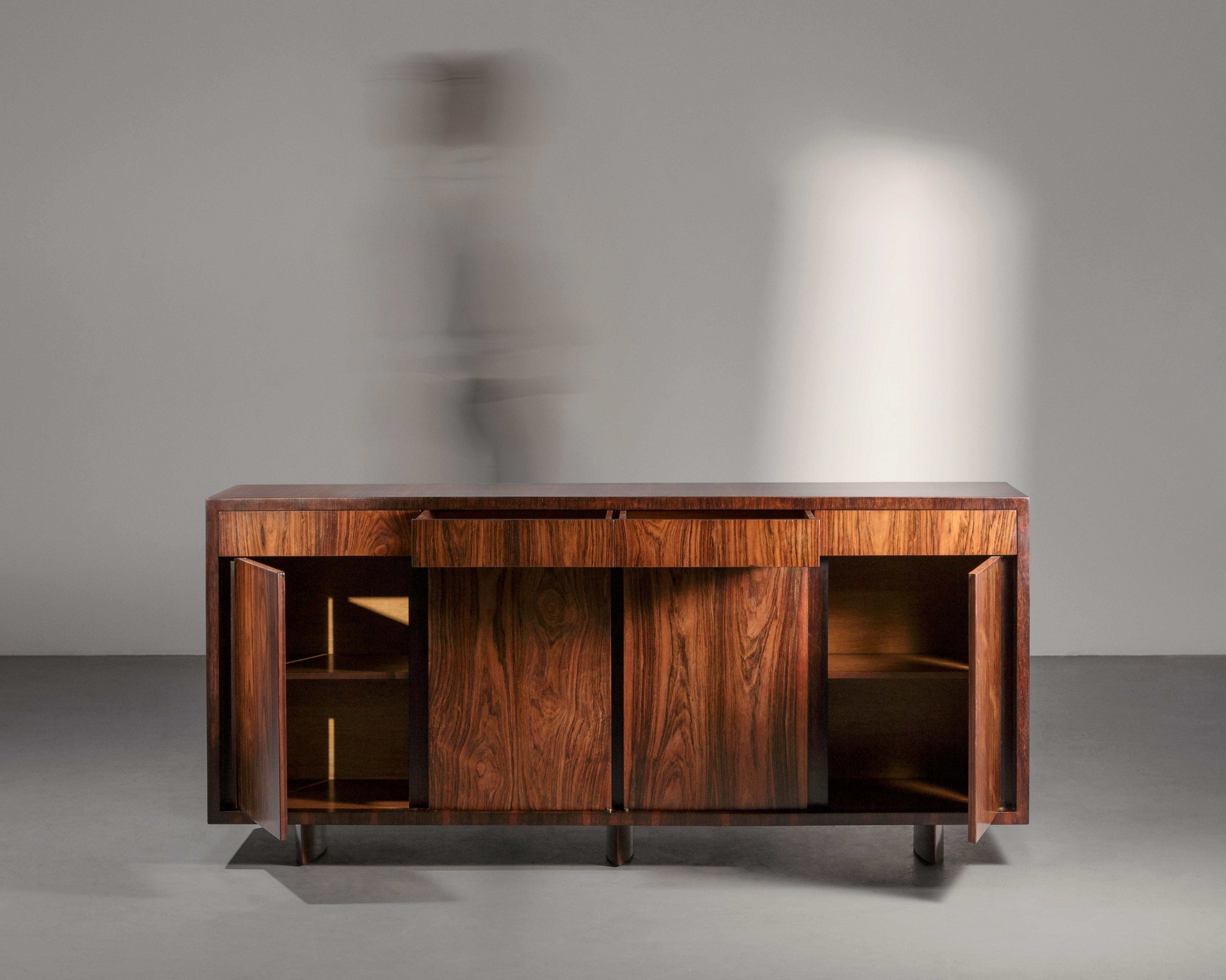 Mid-Century 1950 Vintage Joaquim Tenreiro Credenza For Sale 5