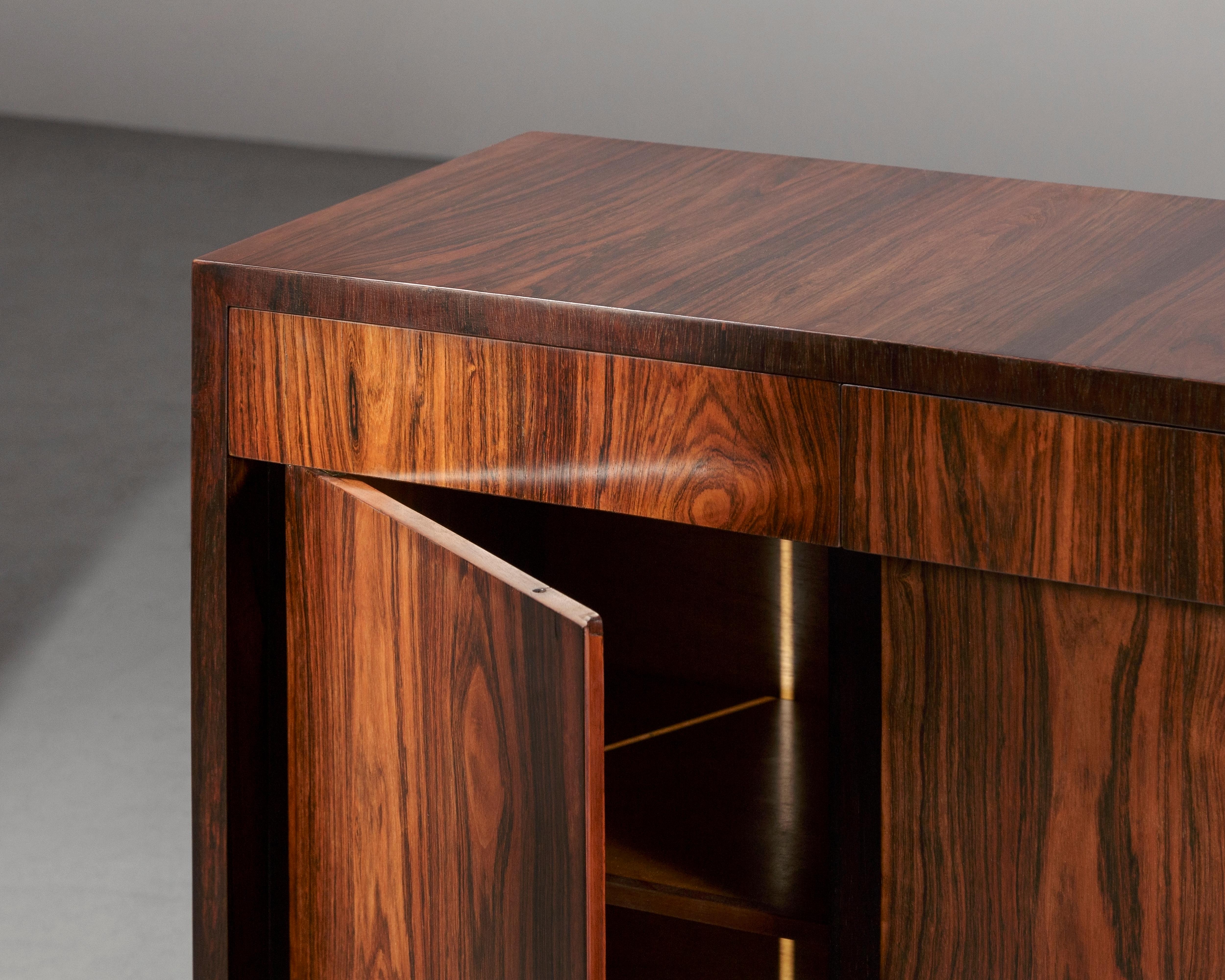 Mid-Century 1950 Vintage Joaquim Tenreiro Credenza For Sale 1