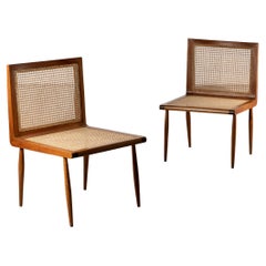 Mid-Century 1950 Vintage Joaquim Tenreiro Pair of Easy Chairs
