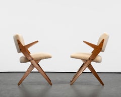 Mid-Century 1950 Vintage José Zanine Caldas Juvenile Armchairs