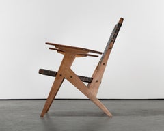 Mid-Century 1950 Vintage Zanine Caldas Armchair