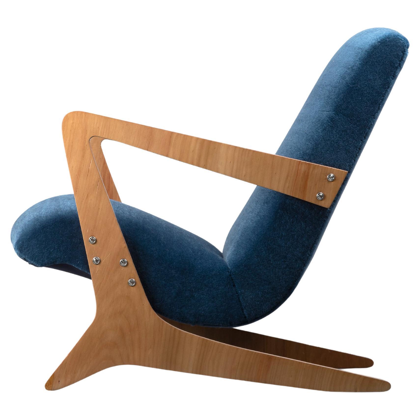 Mid-Century 1950 Vintage Zanine Caldas Zeca Armchair For Sale