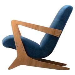 Mid-Century 1950 Vintage Zanine Caldas Zeca Armchair