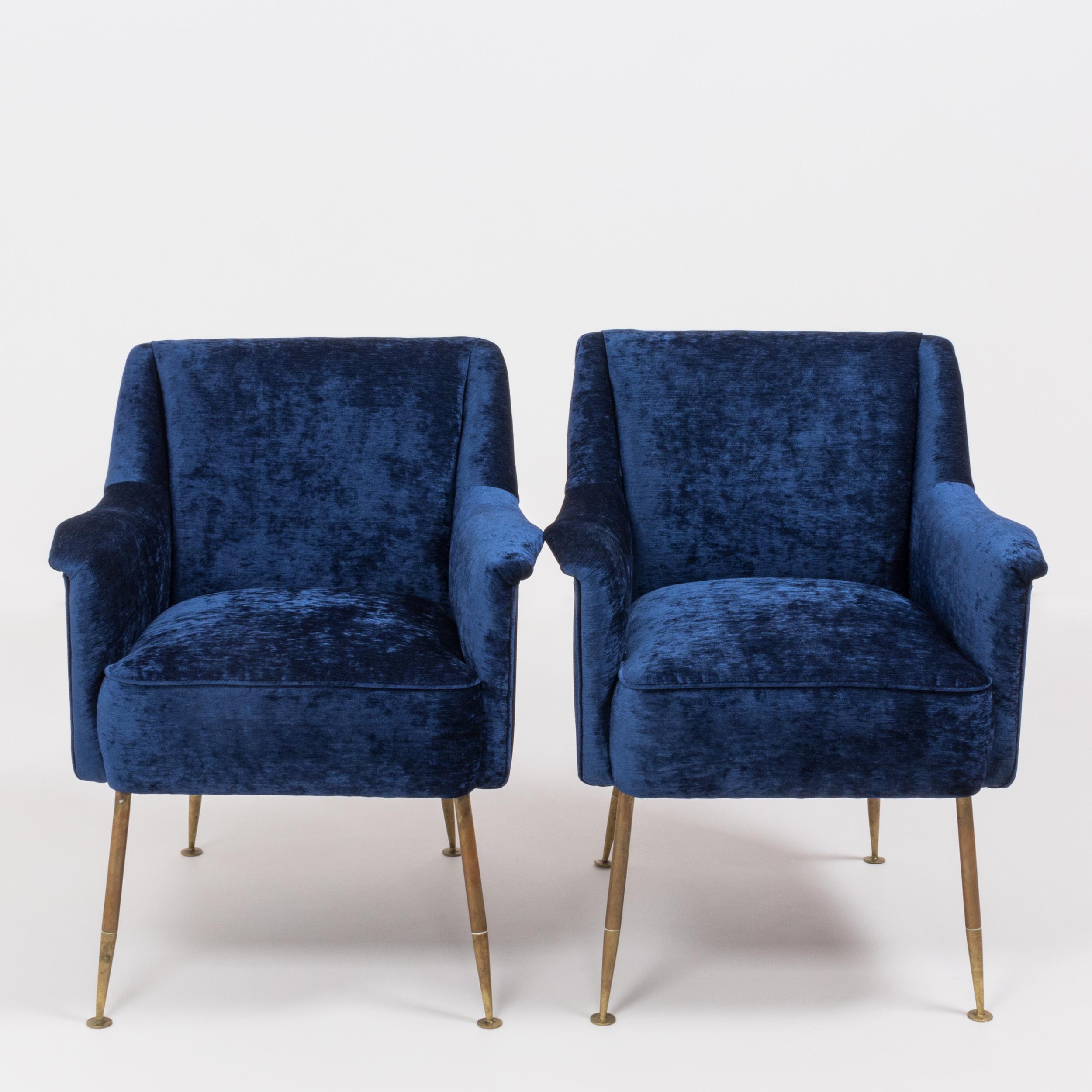 Mid-Century 1950s Arflex 'Camelia' Armchairs by Carlo Pagani, Set of Two 5