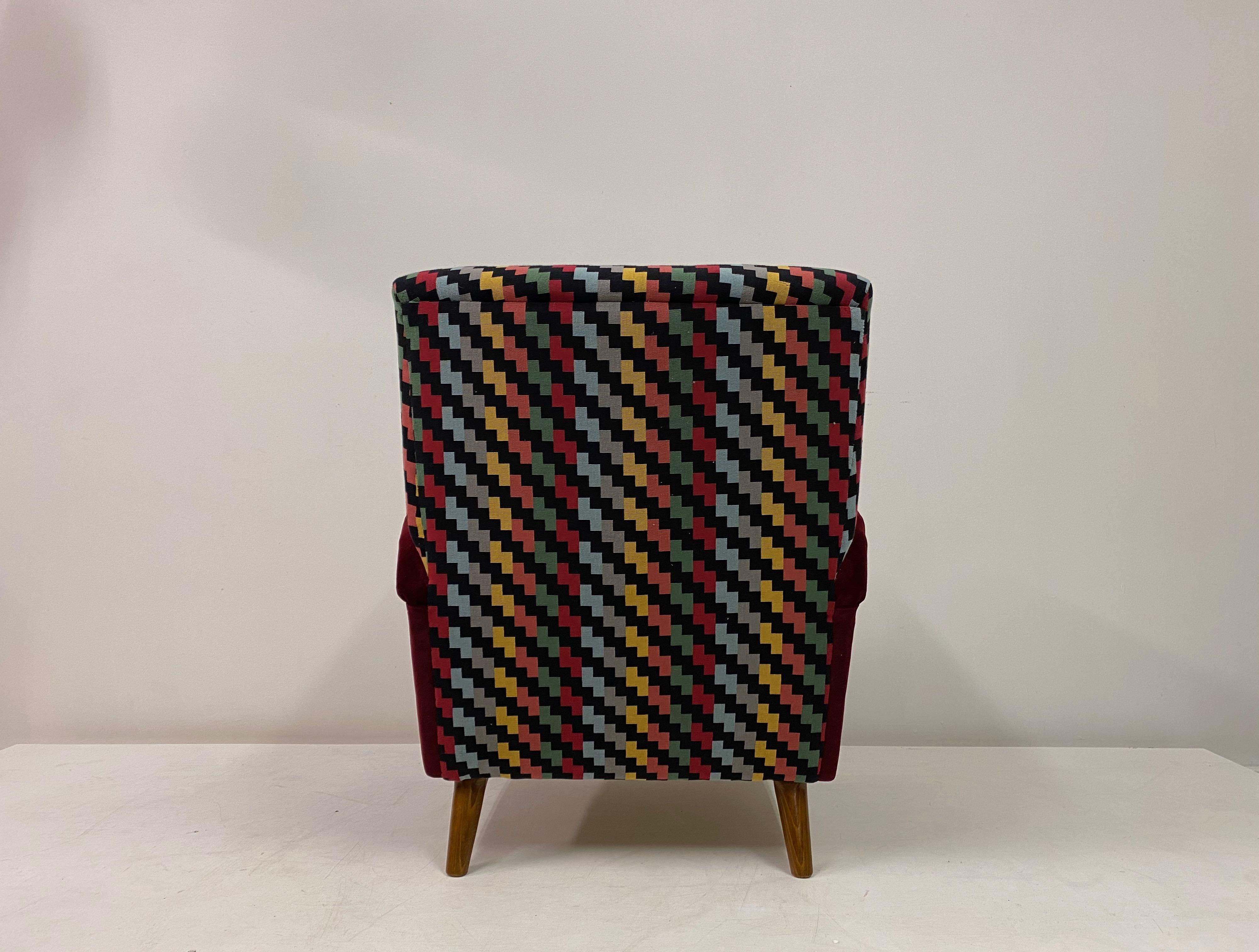 Mid Century 1950s Model 803 Armchair by Gio Ponti For Sale 1