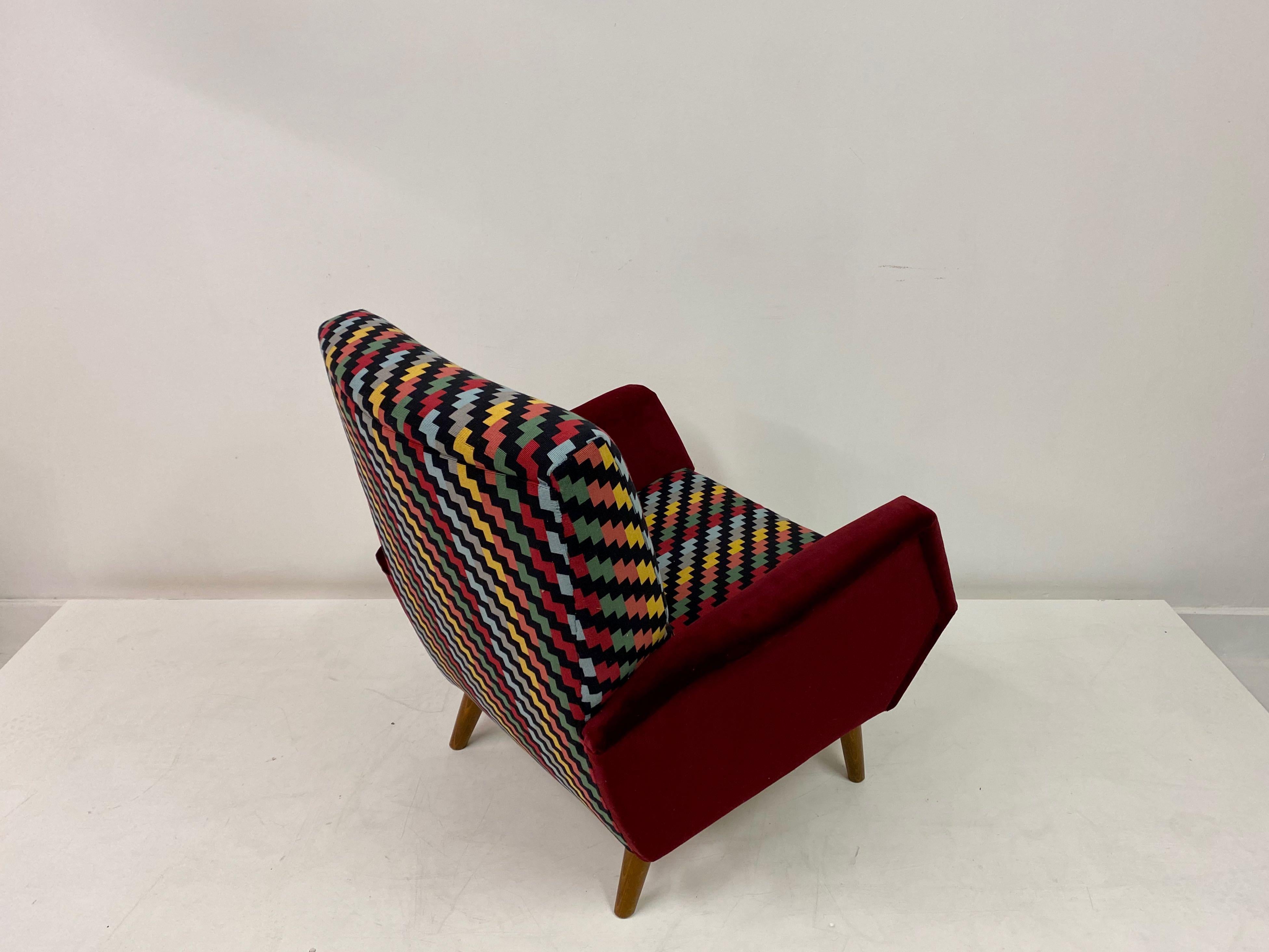 Mid Century 1950s Model 803 Armchair by Gio Ponti For Sale 3
