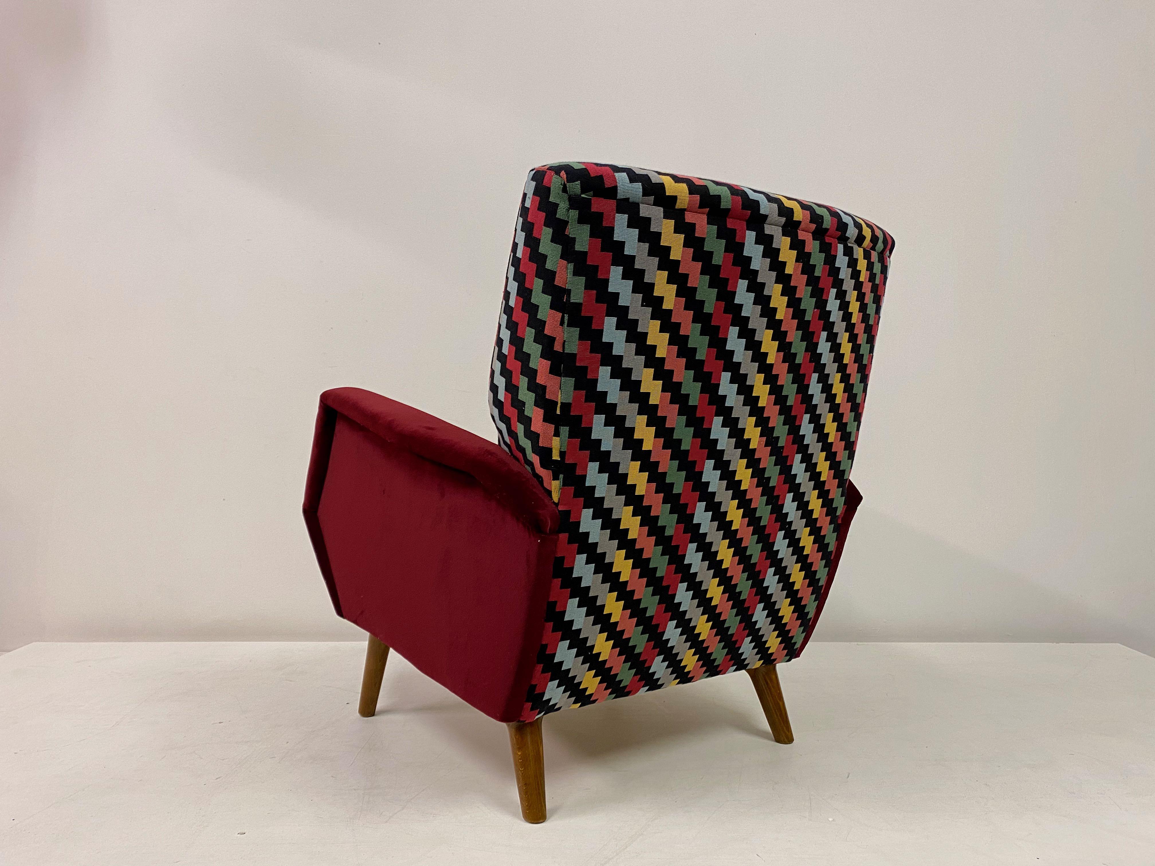 20th Century Mid Century 1950s Model 803 Armchair by Gio Ponti For Sale