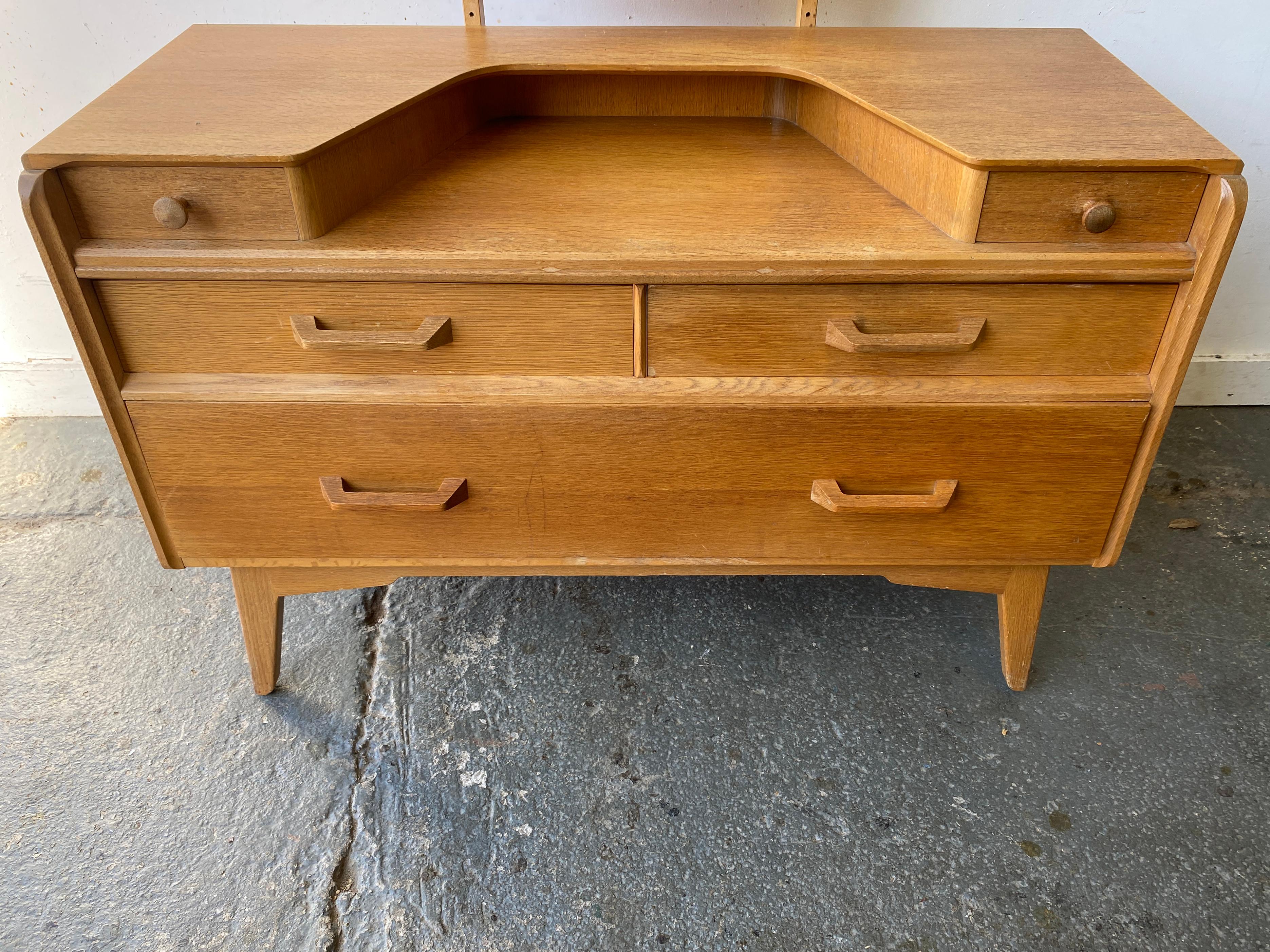 Mid-Century Modern Mid-Century 1950s oak dressing table by E. Gomme / G Plan For Sale