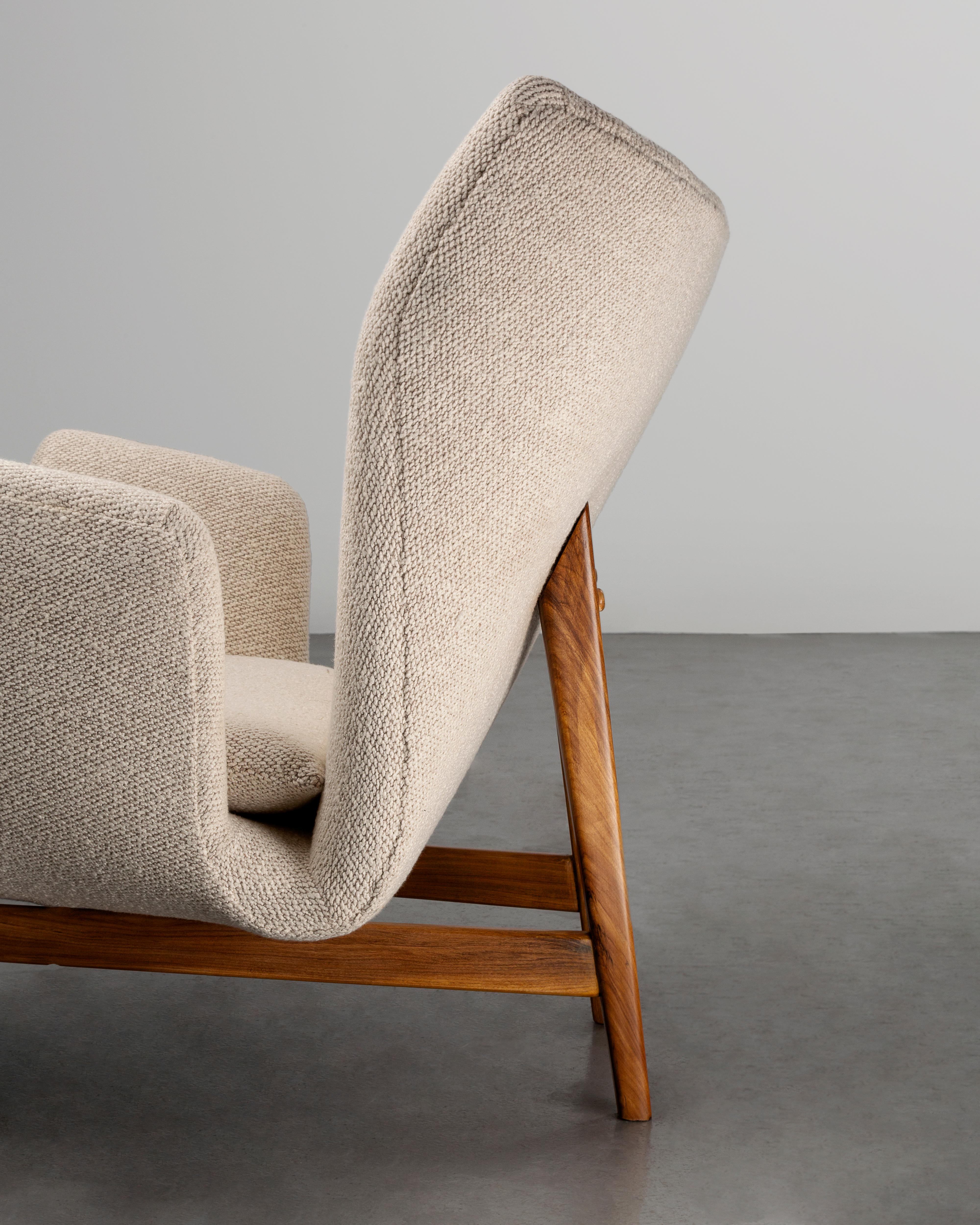 Sillones de mediados de siglo de los años 50 Carlo Hauner Vintage en venta 6