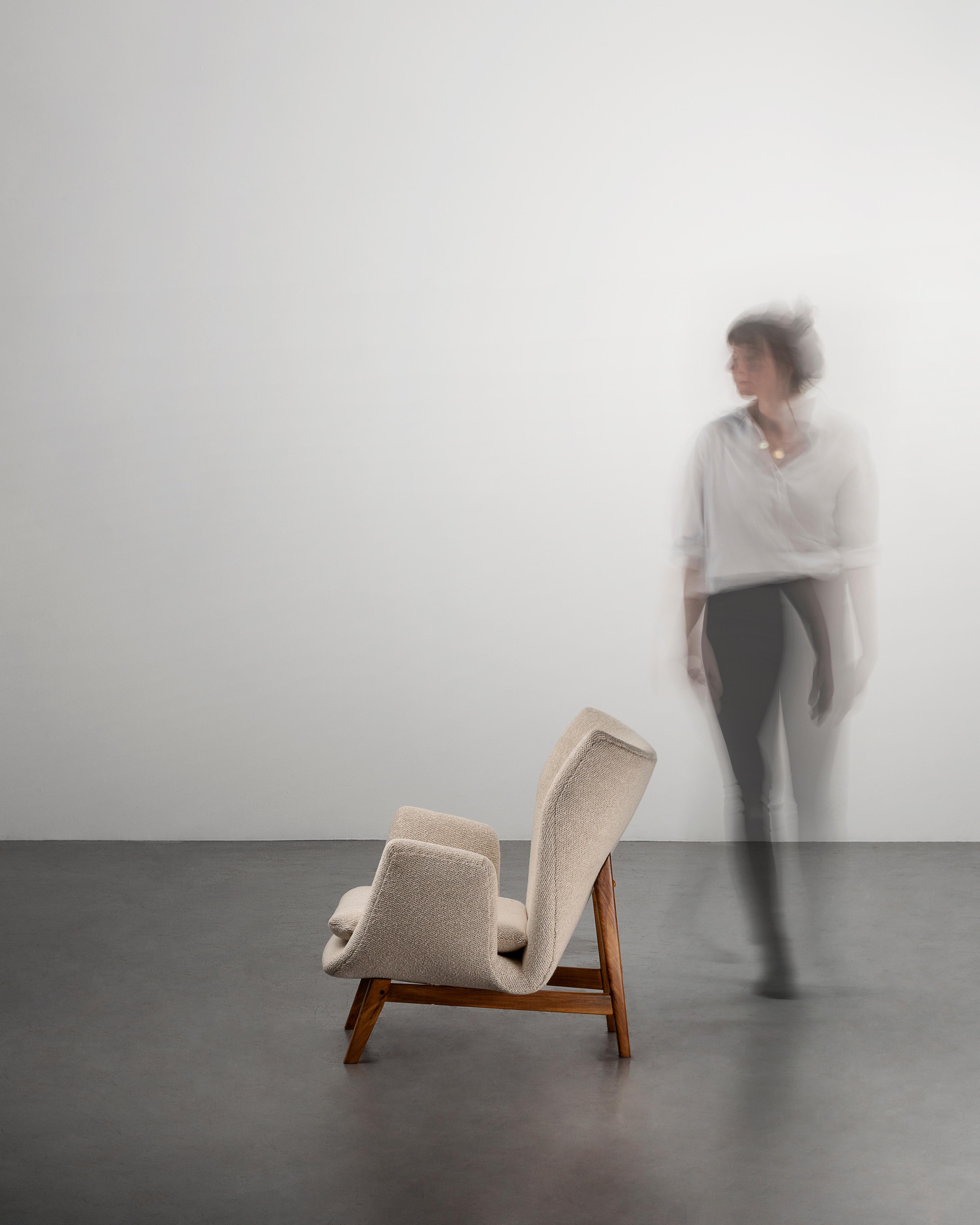 Sillones de mediados de siglo de los años 50 Carlo Hauner Vintage en venta 7