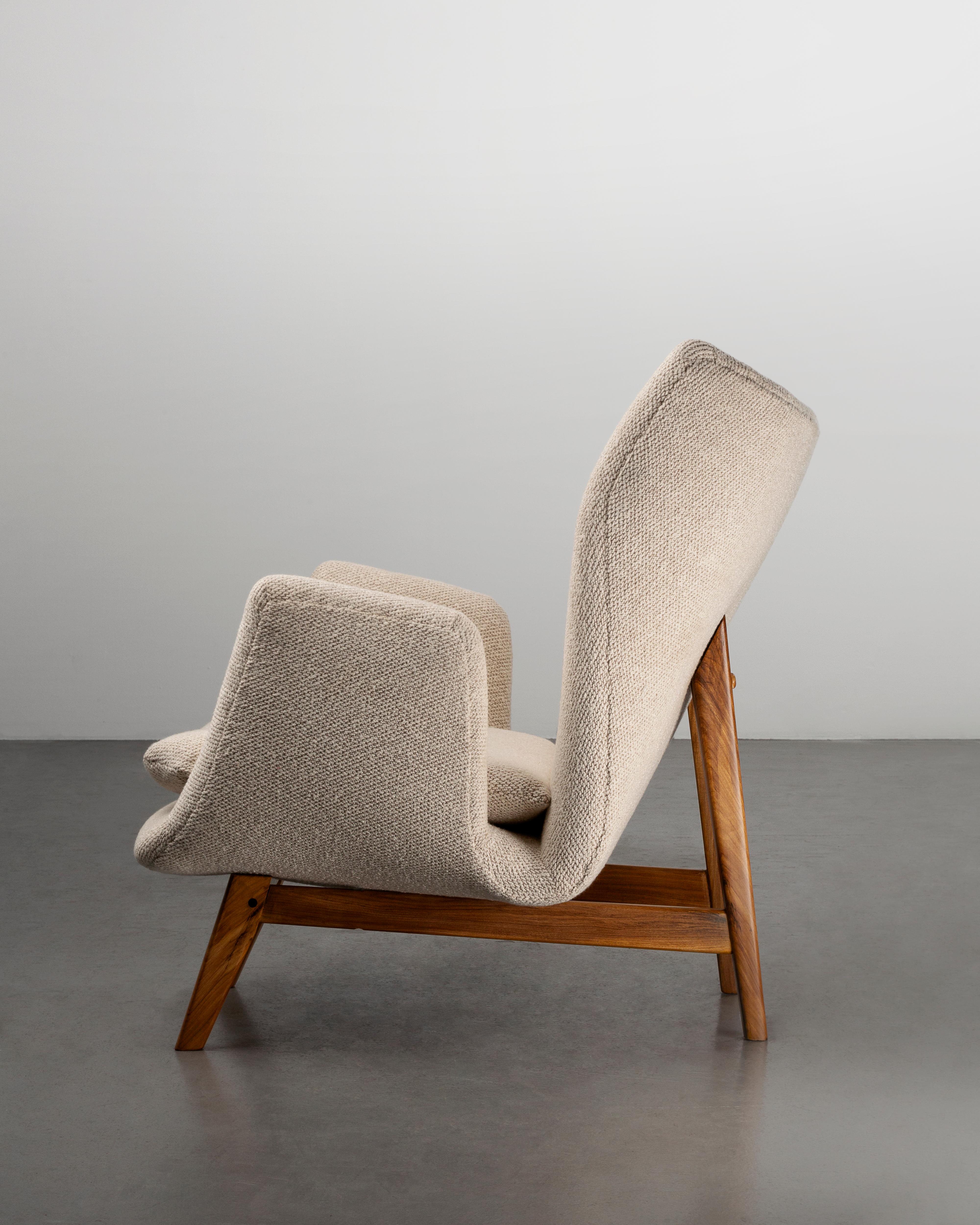 Sillones de mediados de siglo de los años 50 Carlo Hauner Vintage en venta 4