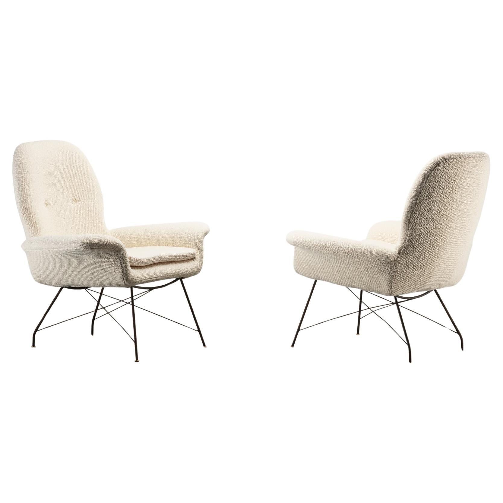 Mid-Century 1950s Vintage Carlo Hauner & Martin Eisler Andorinha Armchairs