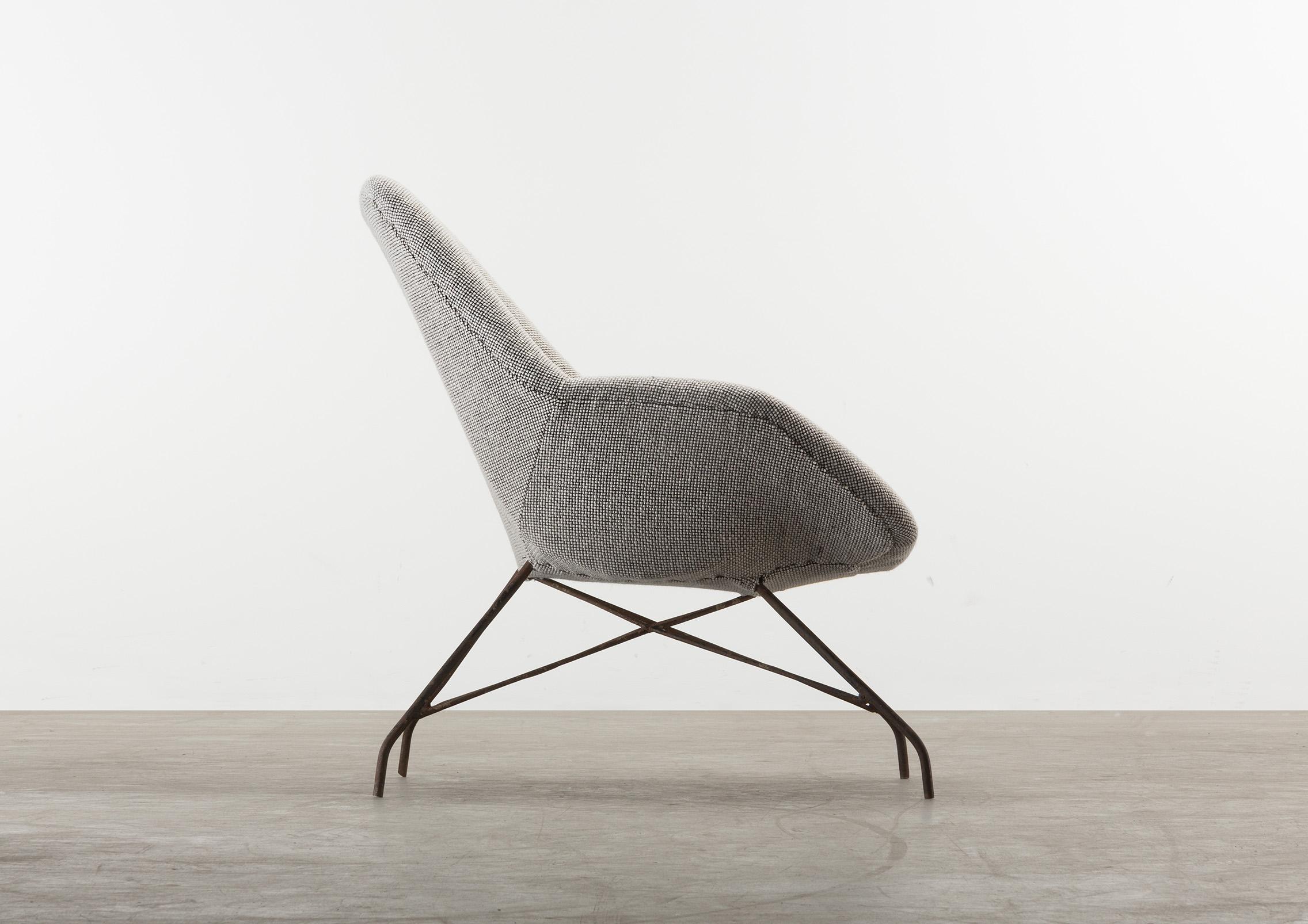 Pareja de sillones Carlo Hauner and Martin Eisler Vintage de mediados de siglo 1950 en venta 3