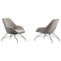 Mid-Century 1950s Vintage Carlo Hauner & Martin Eisler Pair of Armchairs