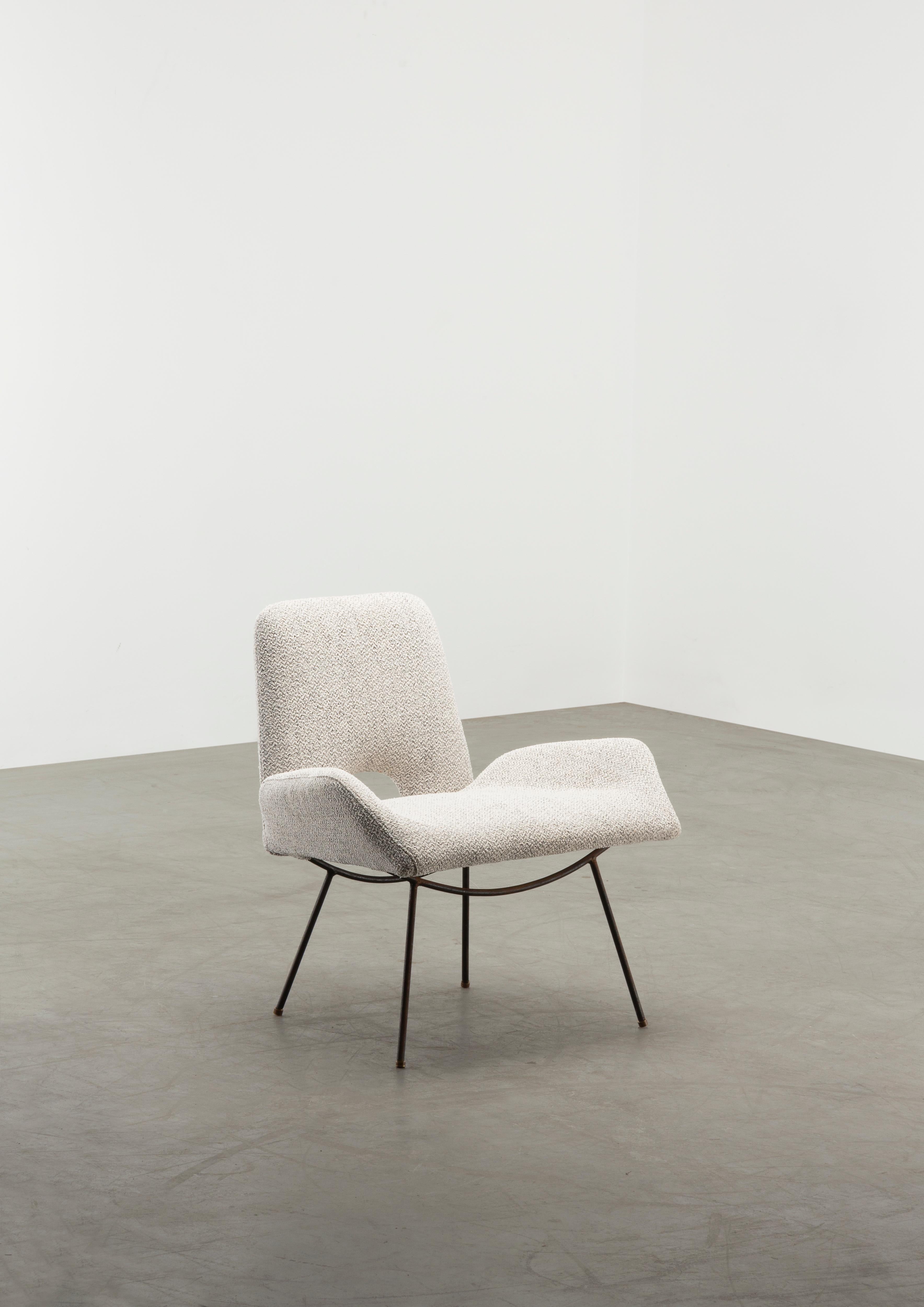 Mid-20th Century Mid-Century 1950s Vintage Carlo Hauner & Martin Eisler Pair of Lounge Chairs For Sale