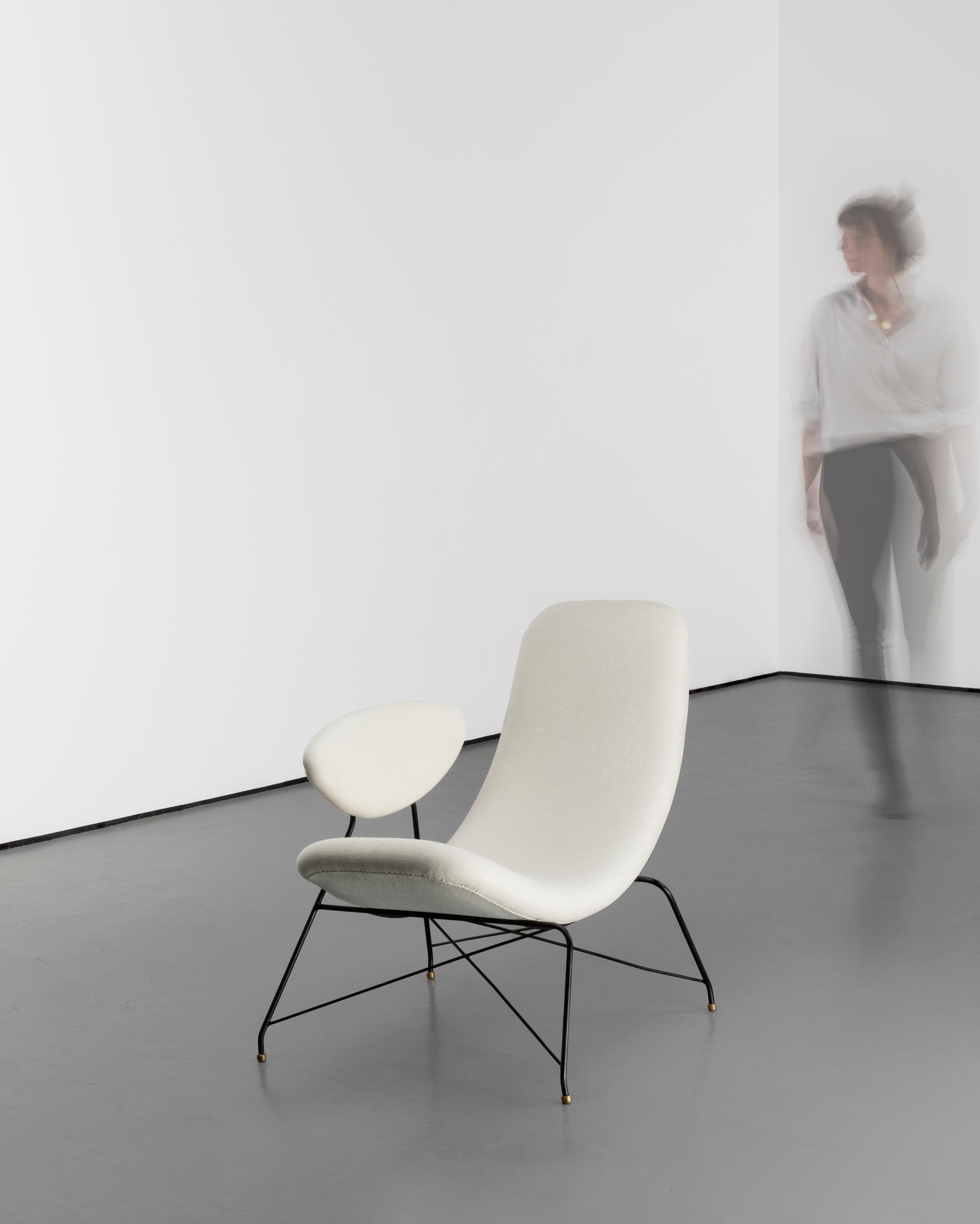 Mid-Century 1950s Vintage Carlo Hauner & Martin Eisler Reversible Armchairs For Sale 9