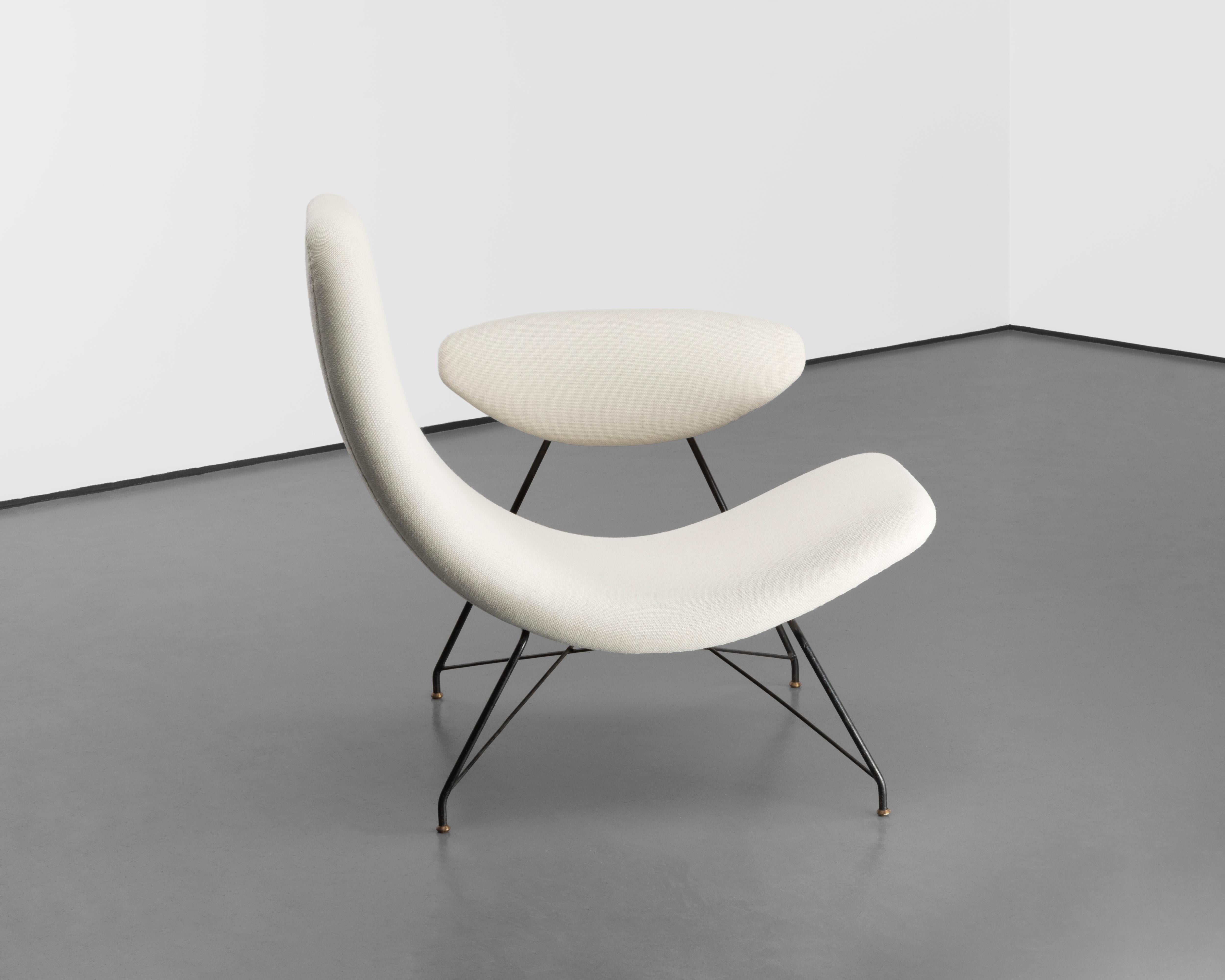Mid-Century 1950s Vintage Carlo Hauner & Martin Eisler Reversible Armchairs For Sale 11