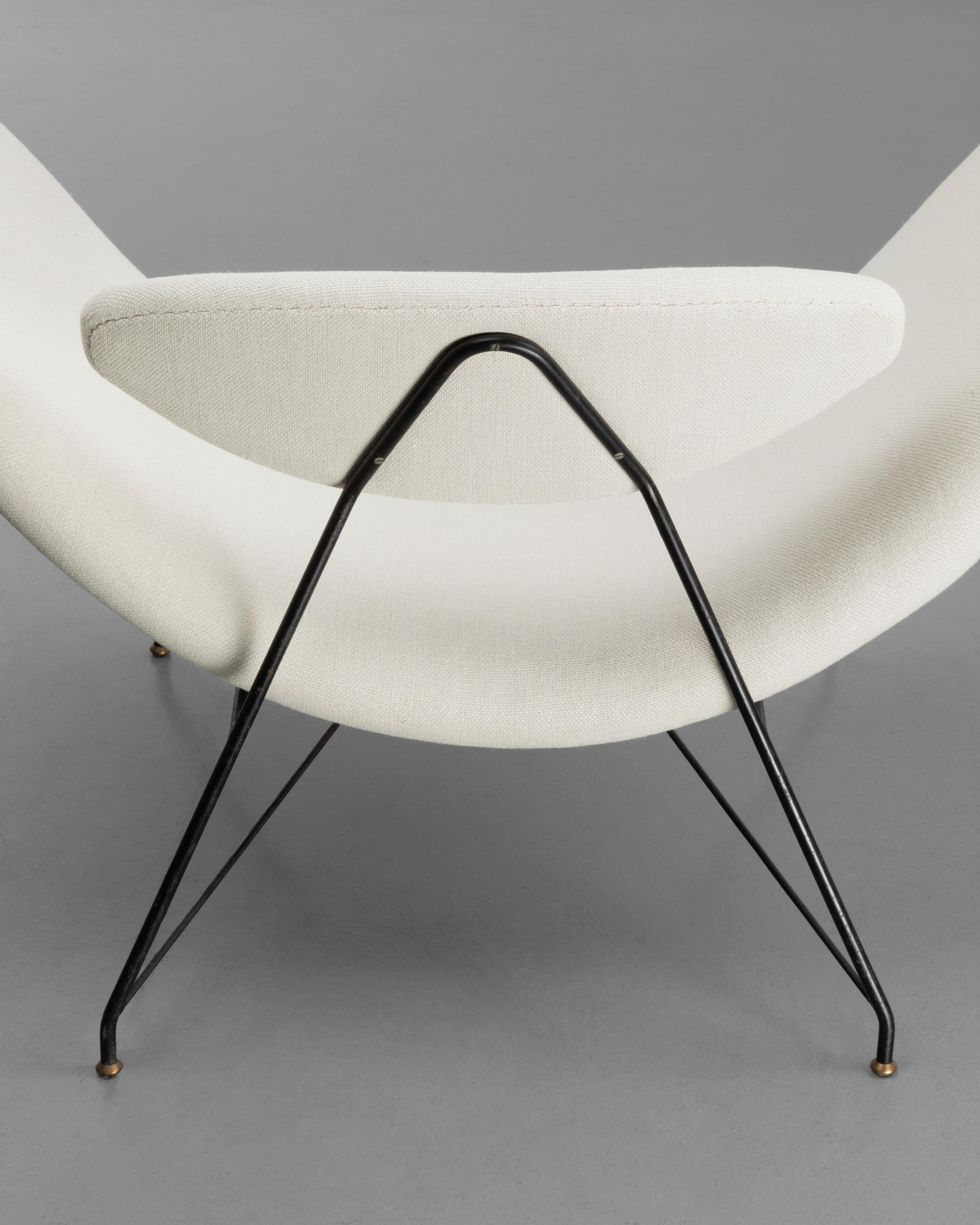 Mid-Century 1950s Vintage Carlo Hauner & Martin Eisler Reversible Armchairs For Sale 15