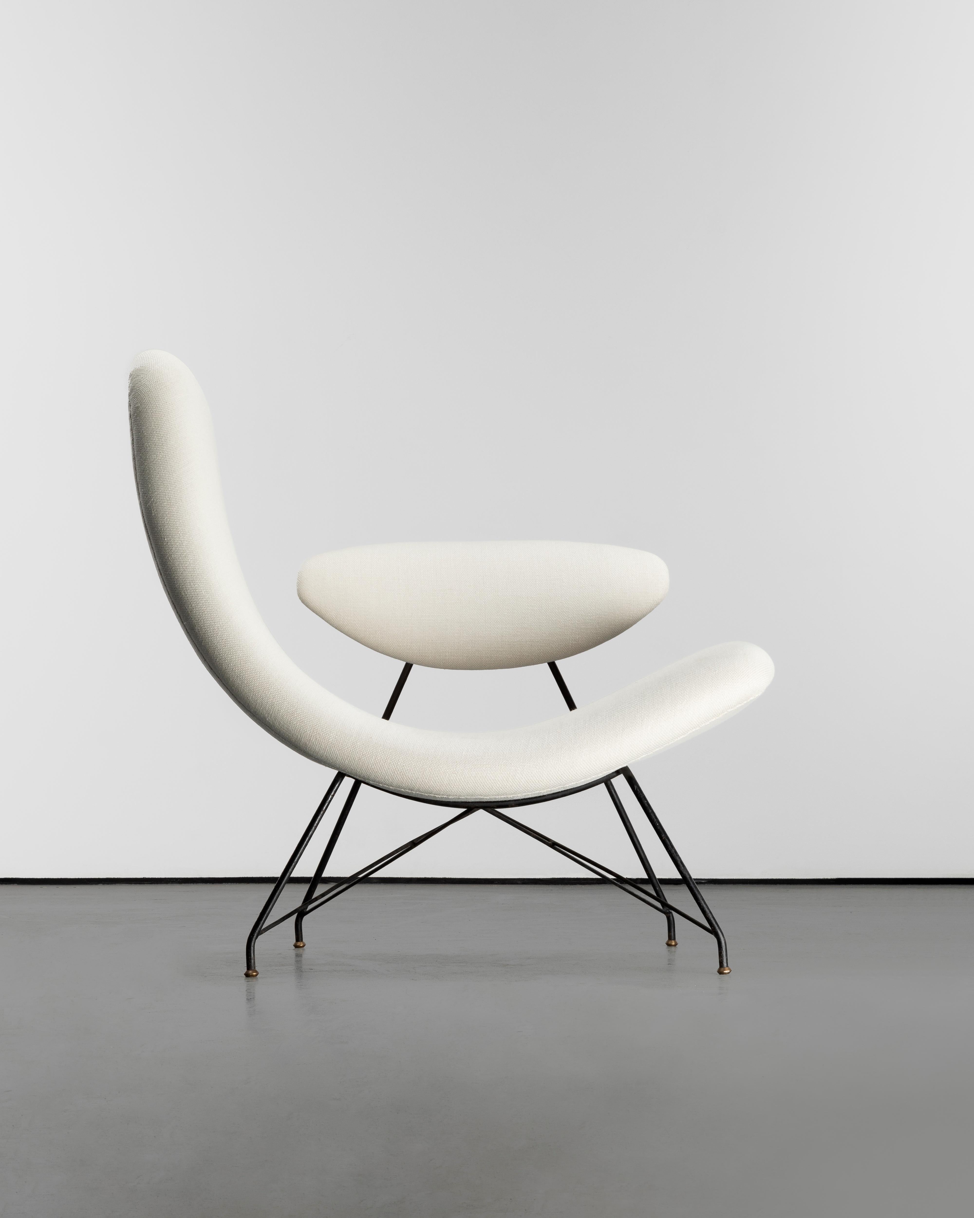 Mid-Century 1950s Vintage Carlo Hauner & Martin Eisler Reversible Armchairs For Sale 2