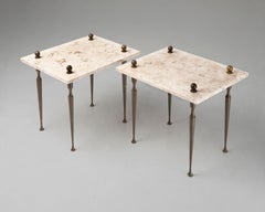 Mid-Century 1950s Vintage Giuseppe Scapinelli Side Tables