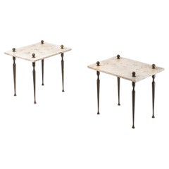 Mid-Century 1950s Used Giuseppe Scapinelli Side Tables