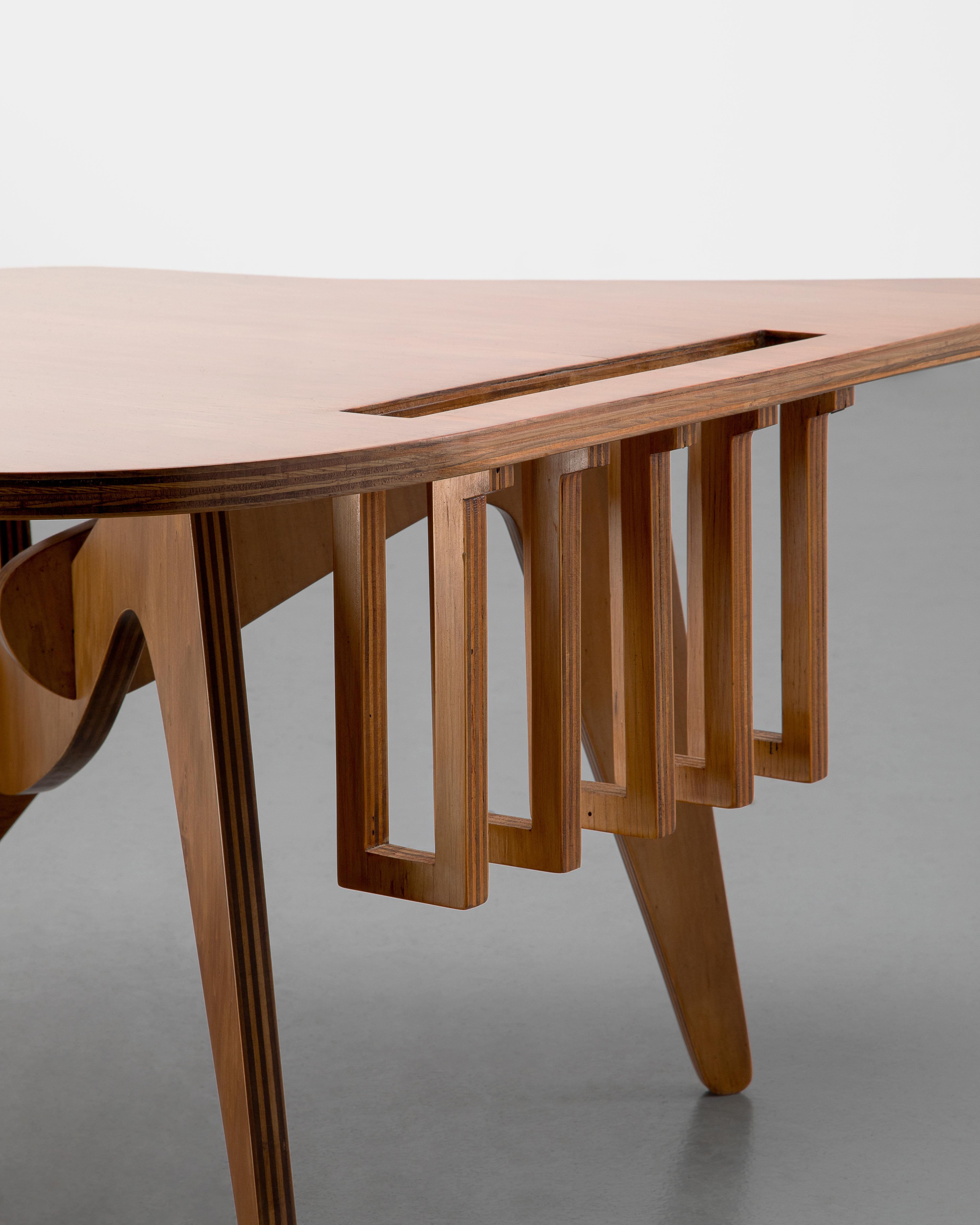Mesa de centro José Zanine Caldas Vintage de mediados de siglo 1950 en venta 1