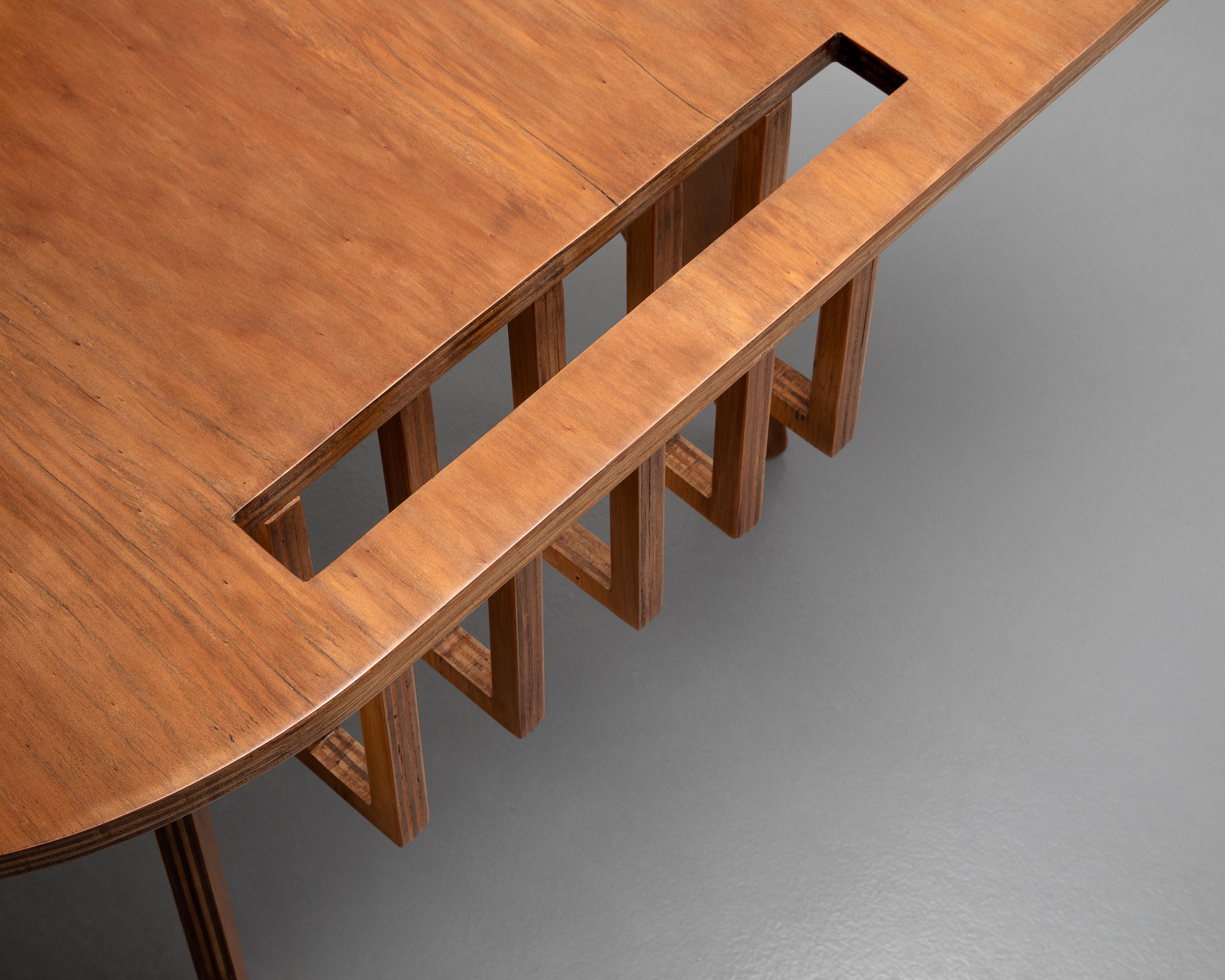 Mesa de centro José Zanine Caldas Vintage de mediados de siglo 1950 en venta 3