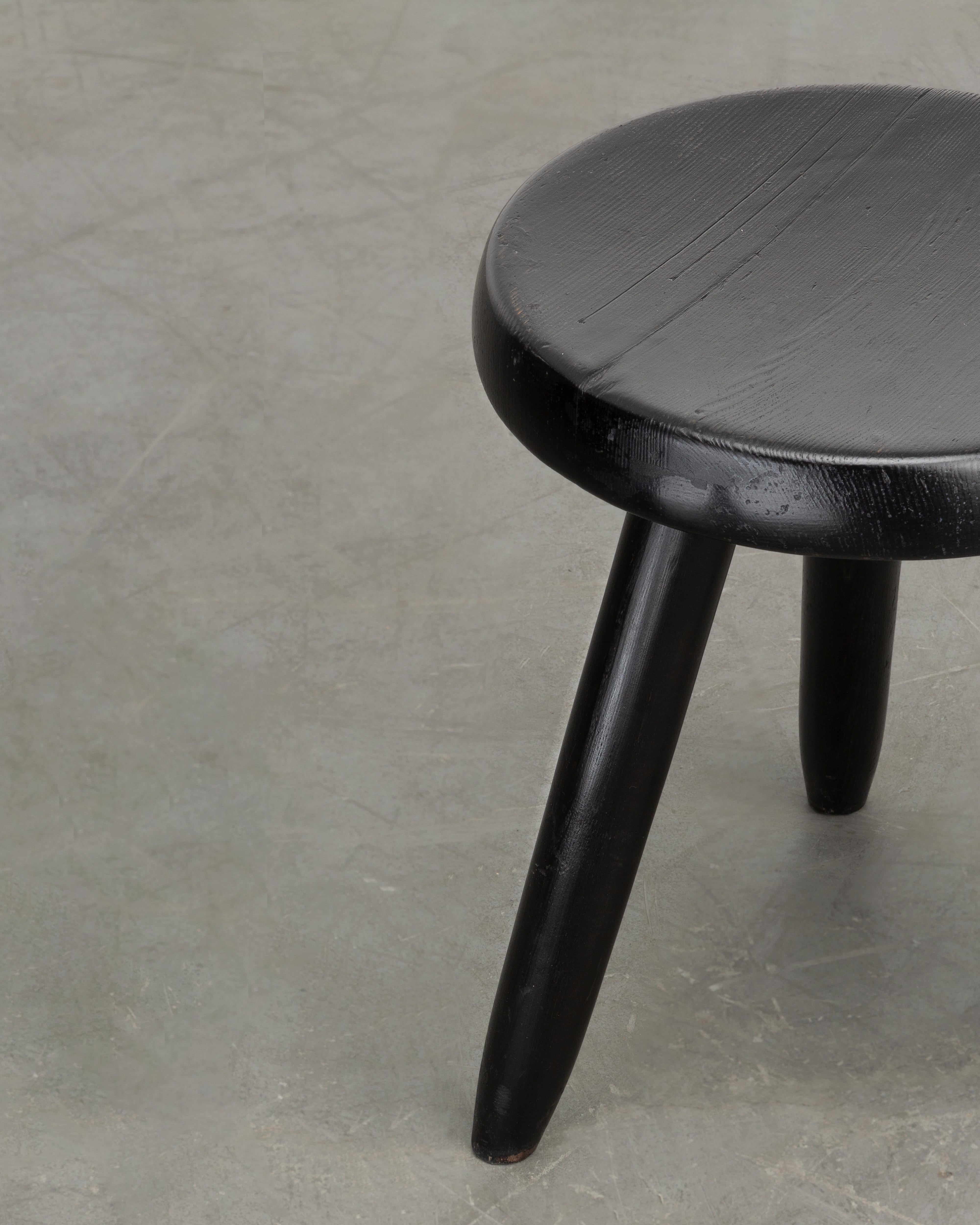 Painted Mid-Century 1953 Vintage Charlotte Perriand Tall Berger Stool For Sale